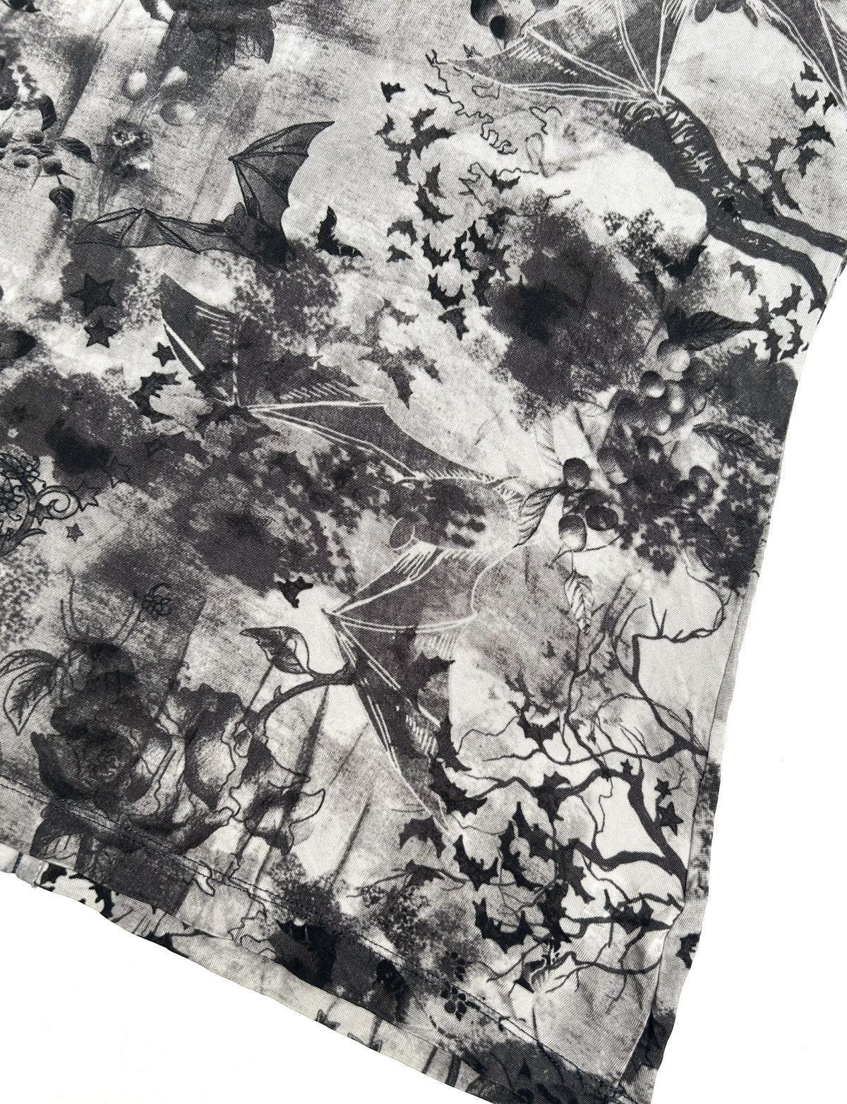 McQ Alexander McQueen Alexander McQueen McQ Bat All Over Print T-Shirt Viscose Size XS / US 0-2 / IT 36-38 - 6 Thumbnail