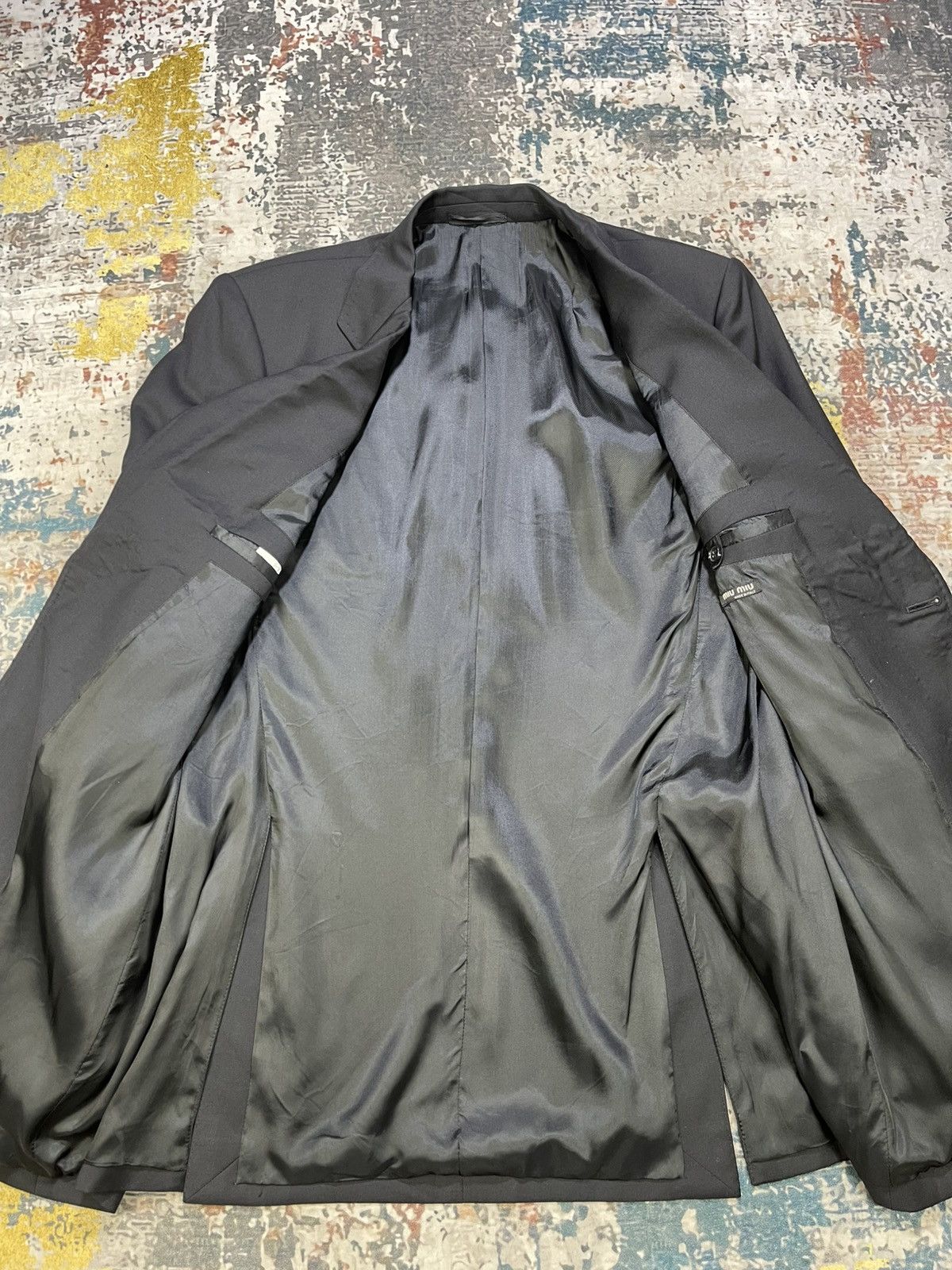 Miu Miu Miu Miu Single Breasted Black Blazers Size 48R - 14 Thumbnail