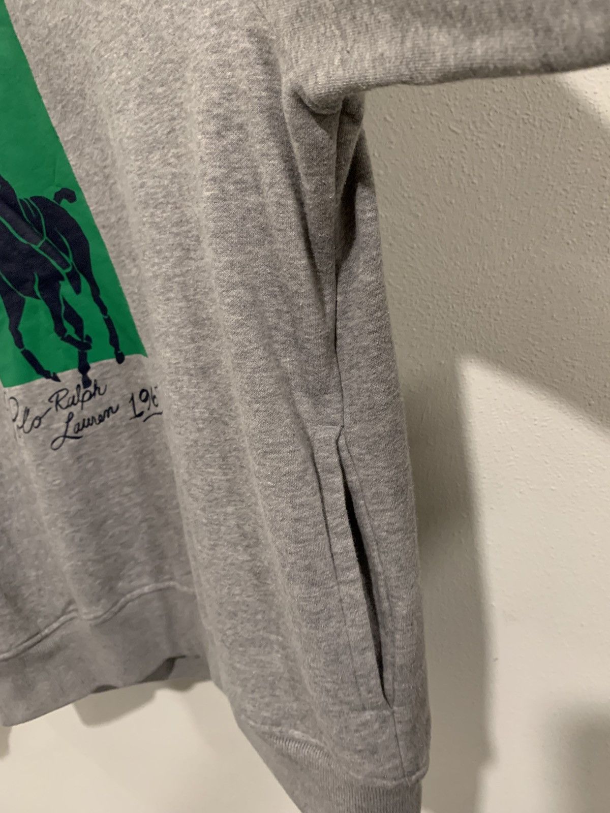 Polo Ralph Lauren Polo Ralph Lauren 1967 Big Pony Grey Hoodie Size US L / EU 52-54 / 3 - 3 Thumbnail