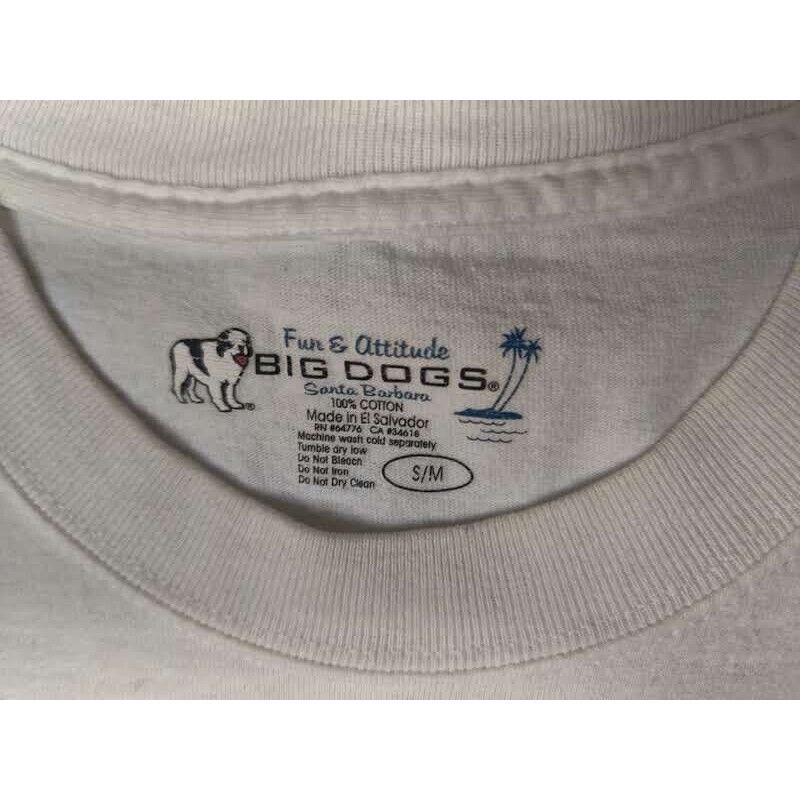 Big Dogs Big Dogs Shirt Adult Mens Small White Im Just one Big Freak Size US S / EU 44-46 / 1 - 5 Thumbnail