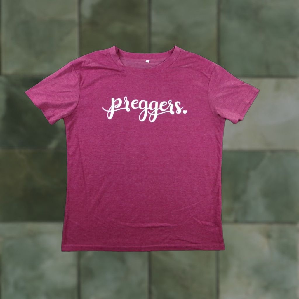 Pinko Funny Pregnancy Announcement T-Shirt Women Adult Large Pink Casual Seeder Size L / US 10 / IT 46 - 1 Thumbnail