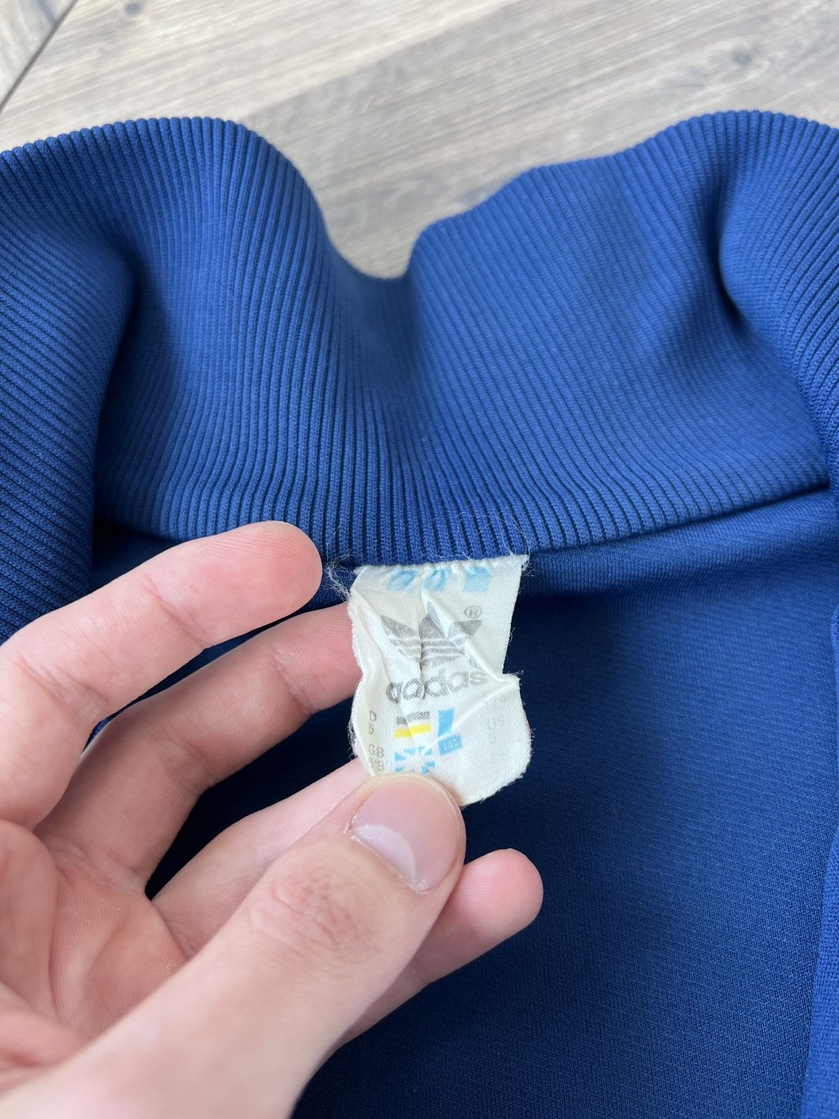 Adidas Vintage 80s Adidas Full Zip Track Jacket Blue Size US S / EU 44-46 / 1 - 14 Thumbnail