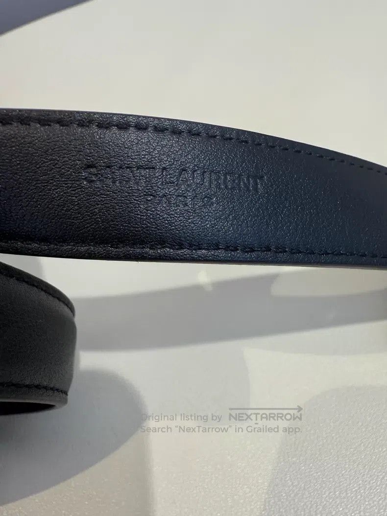 Saint Laurent Paris Saint Laurent Paris Square Buckle Belt i Size ONE SIZE - 7 Thumbnail