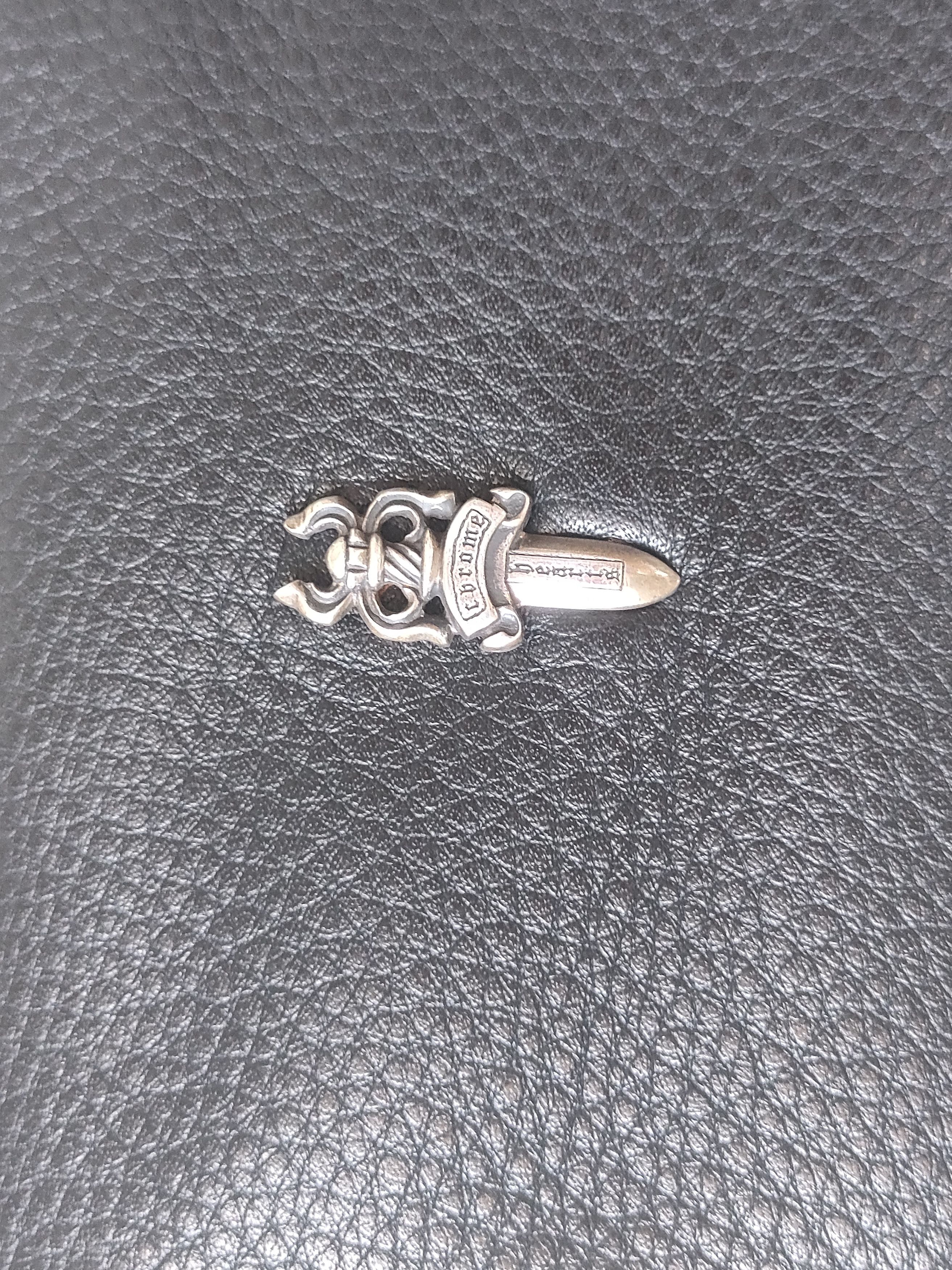 Chrome Hearts Chrome Hearts Viv Silver Dagger Black Bag Size ONE SIZE - 6 Thumbnail