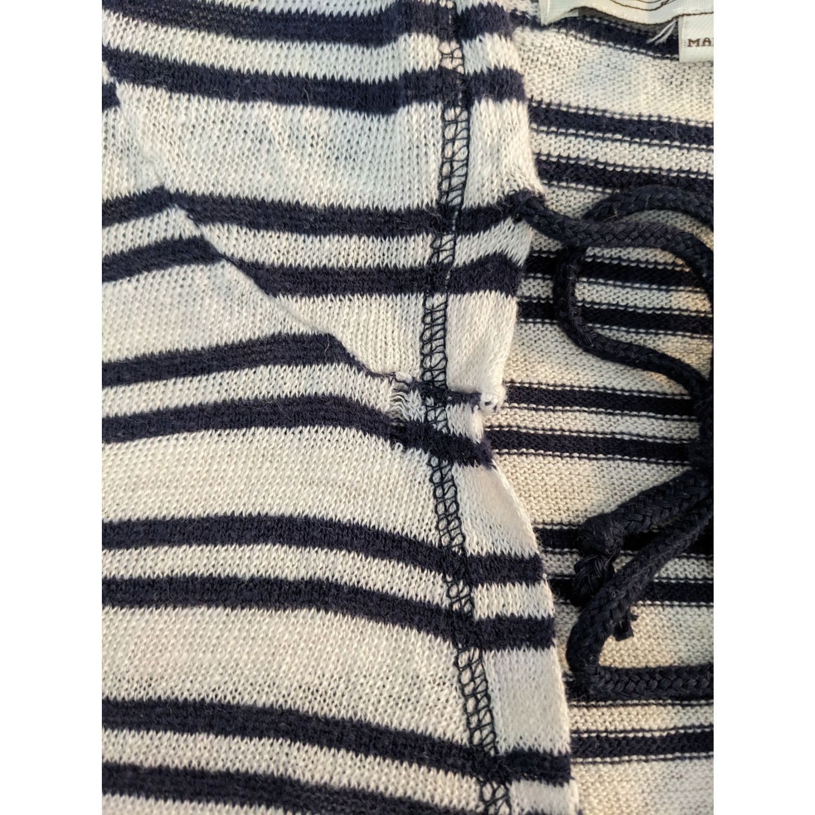 Vintage Havana Vintage Havana Crocheted Coastal Baja Striped Hoodie Small Size S / US 4 / IT 40 - 8 Thumbnail