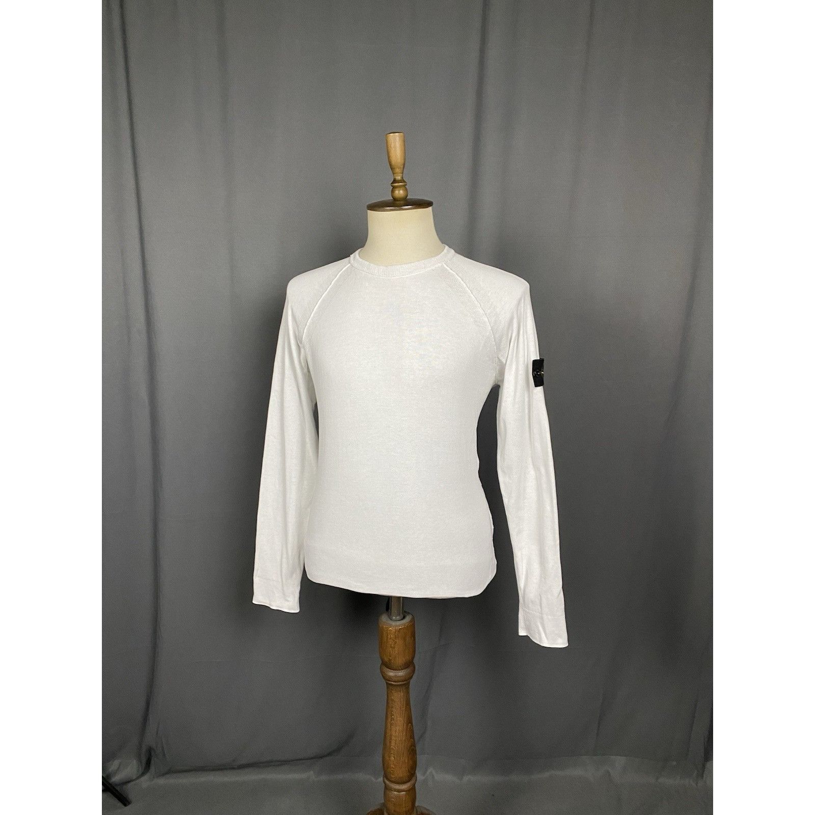 Stone Island Stone Island Men's Beige White Crewneck Sweater Size L Size US L / EU 52-54 / 3 - 5 Thumbnail
