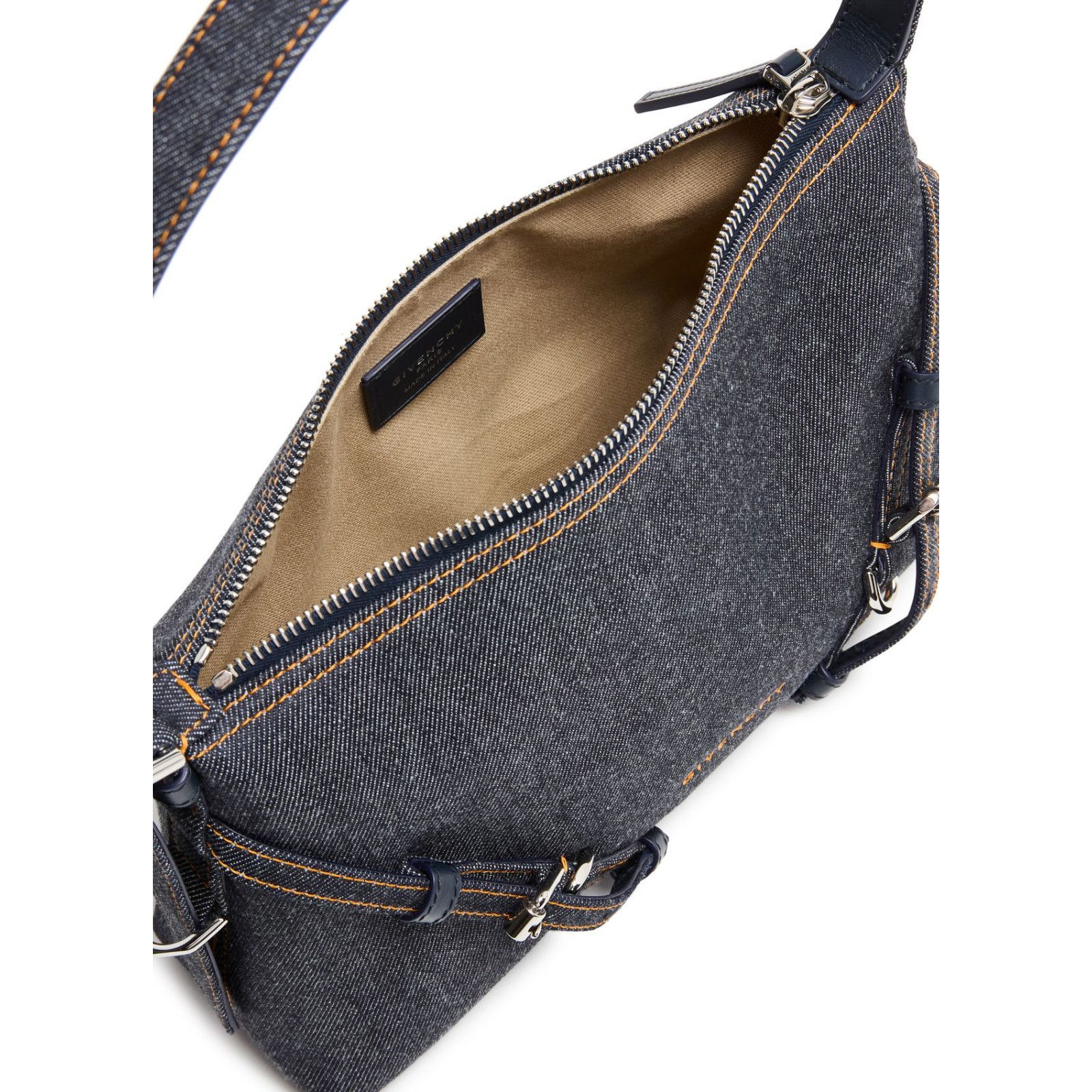 Givenchy GIVENCHY Voyou Mini Blue Denim Bag New And Authentic Size ONE SIZE - 4 Thumbnail