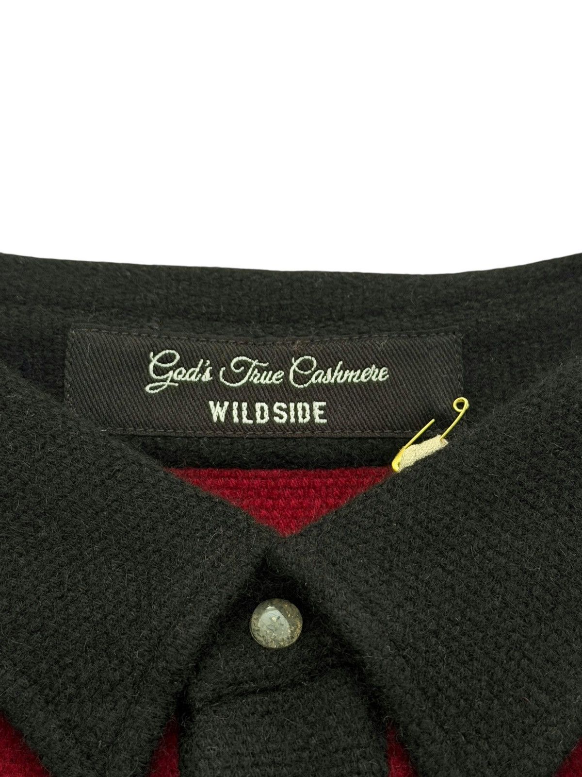 God's True Cashmere $3,000 x Yohji Wildside Cashmere Western Shirt Size US M / EU 48-50 / 2 - 9 Thumbnail