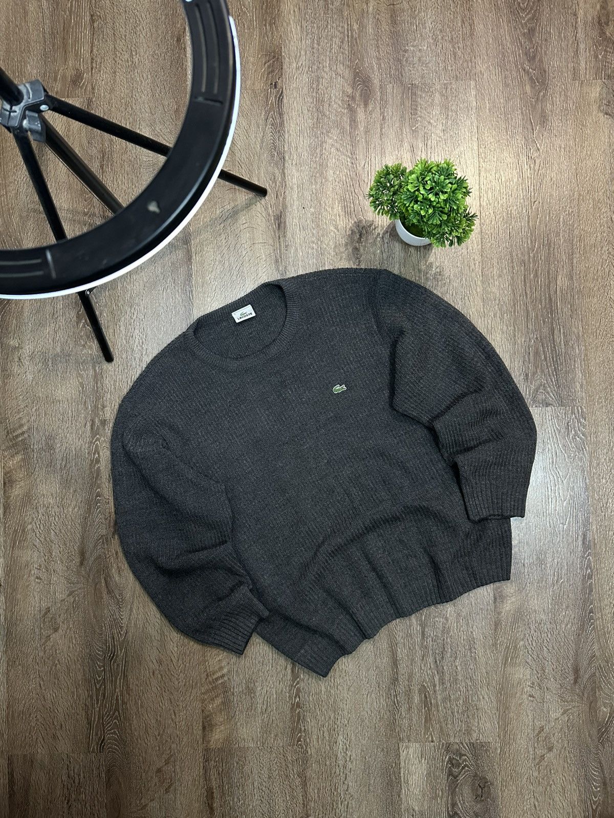 Lacoste Lacoste Vintage Wool Knitted Sweater Size US XL / EU 56 / 4 - 1 Thumbnail