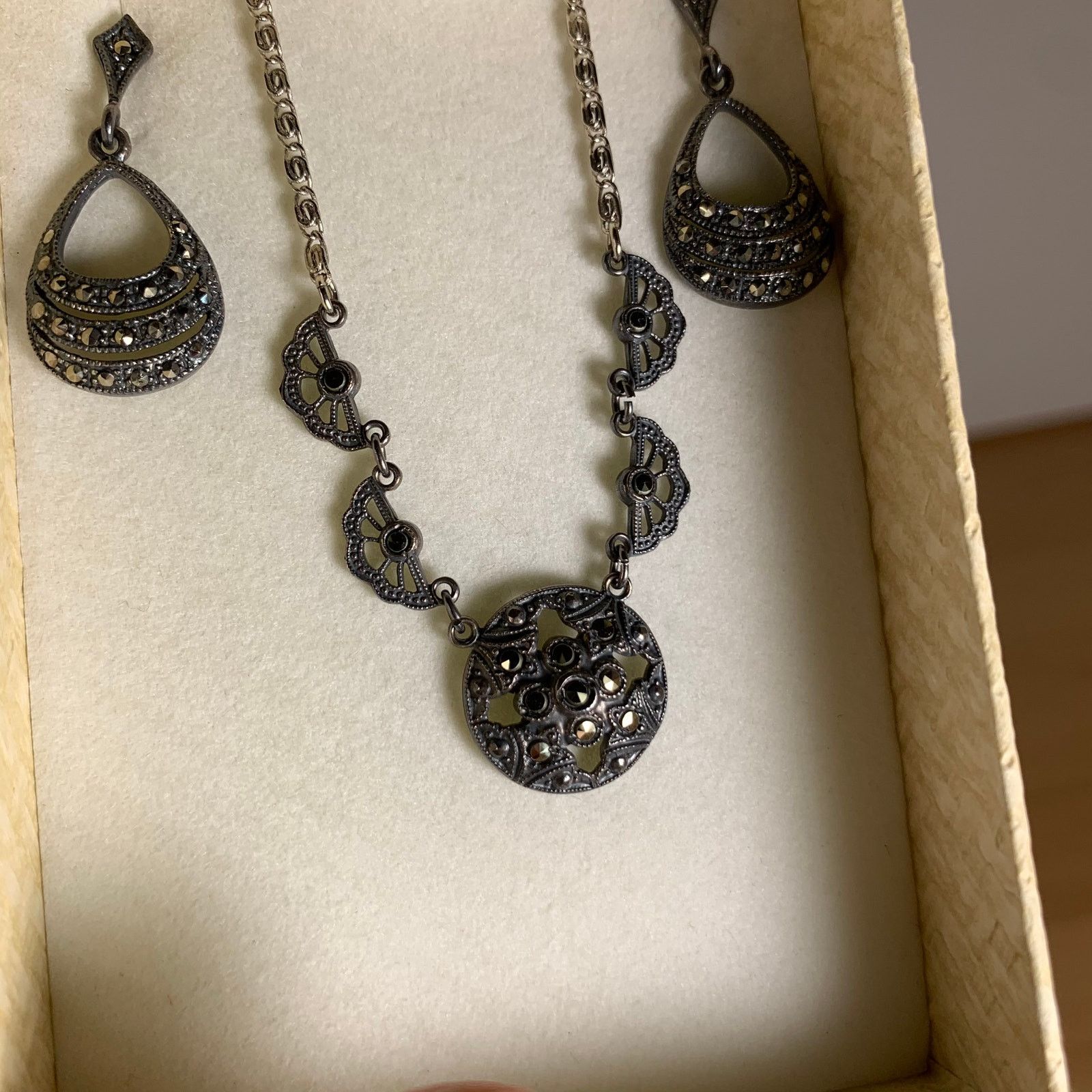 Other Biondi Sterling Silver 925 Necklace with Earring Size ONE SIZE - 9 Thumbnail