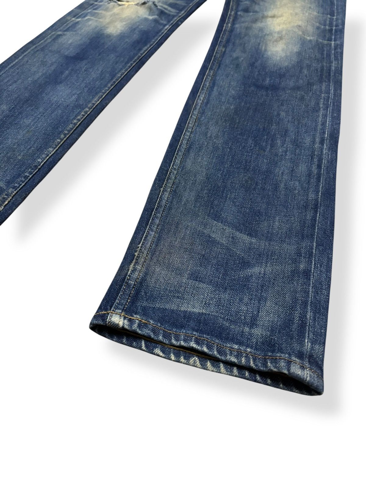 Levi's Levis Made & Crafted TackSlim Distressed Jeans Made in italy Size US 29 - 9 Thumbnail