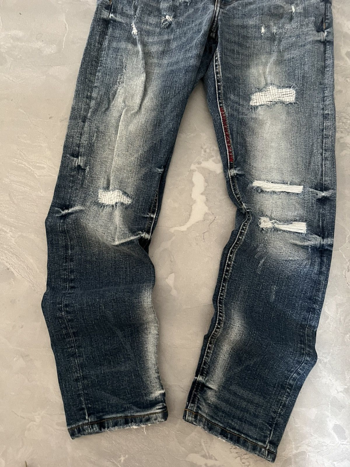 Japanese Brand Destroyed Underground Y2K Slim / Weathered Subversive 90s Size US 30 / EU 46 - 3 Thumbnail
