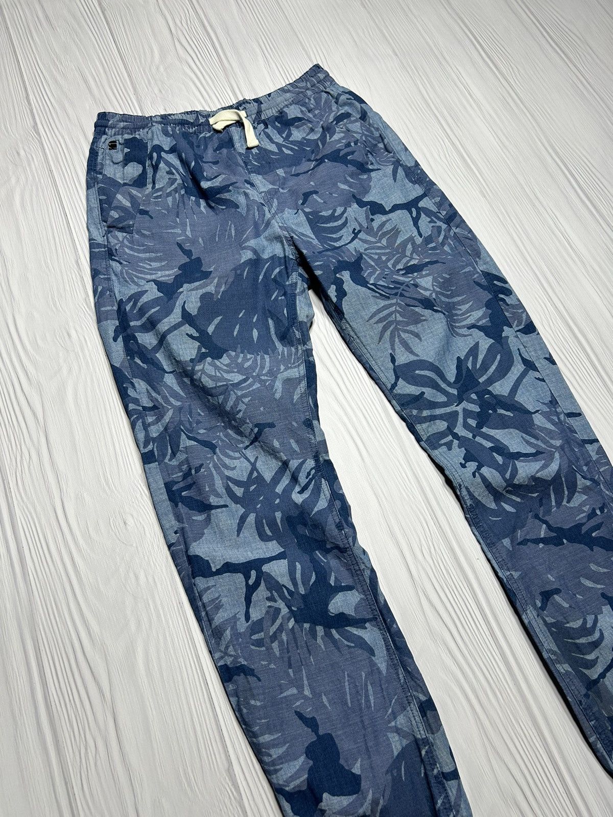 G-Star G-Star Raw Bronson Tapered Sport Cuffed Pants Blue Real Tree Size US 31 - 3 Thumbnail