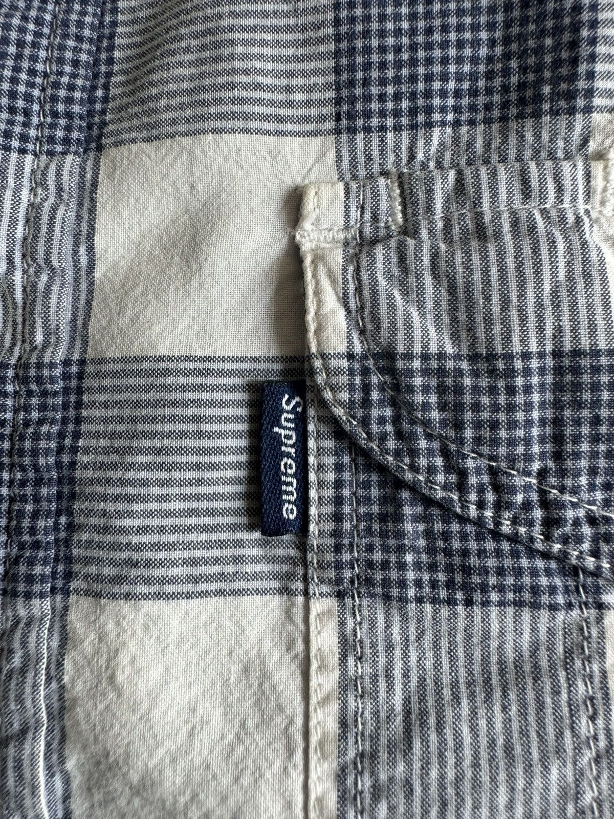 Supreme Supreme blue plaid button up Size US M / EU 48-50 / 2 - 3 Thumbnail