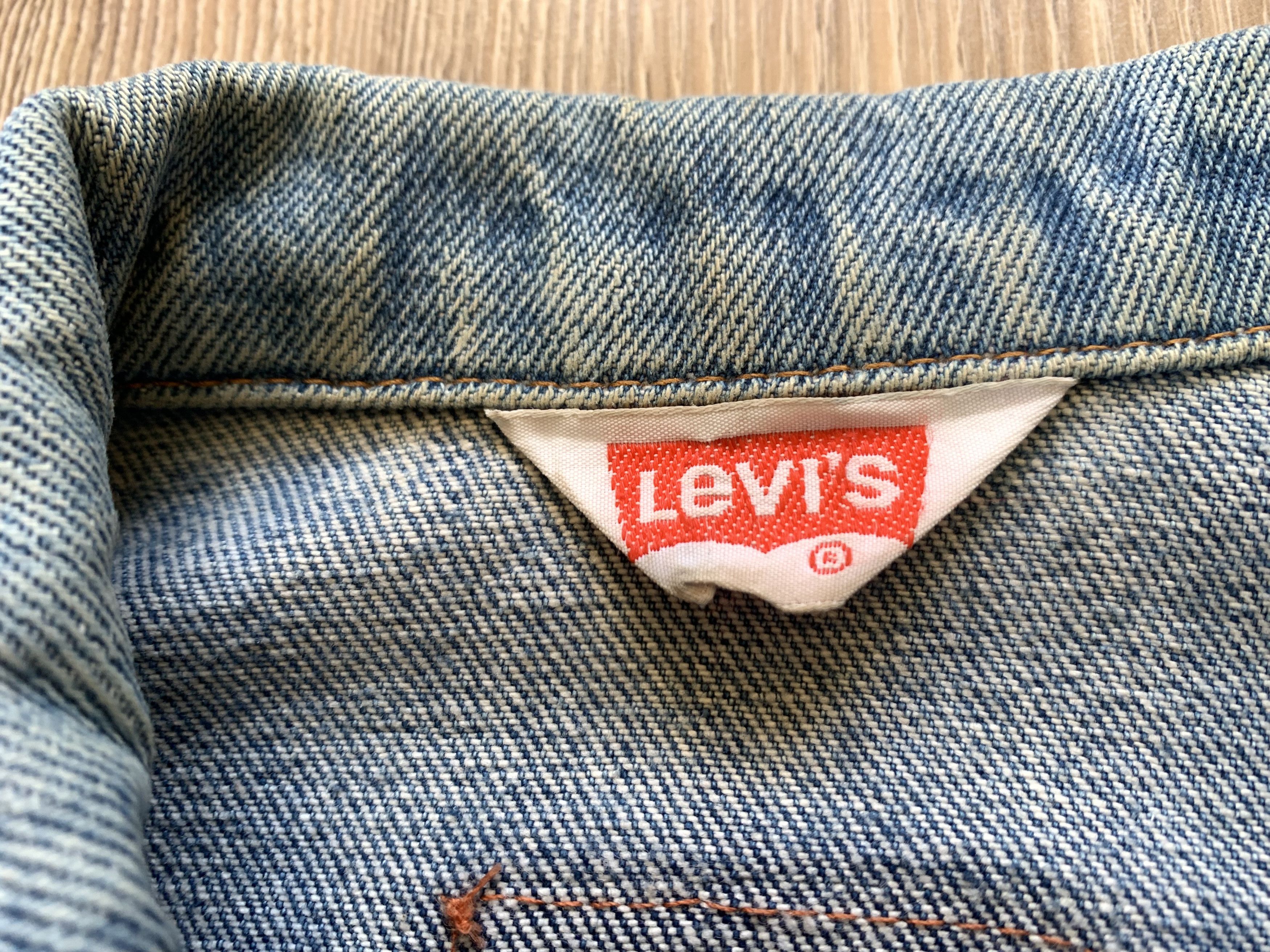 Levi's Vintage Clothing Levi’s Vintage Denim Trucker Jacket Made in France Size L / US 10 / IT 46 - 7 Thumbnail