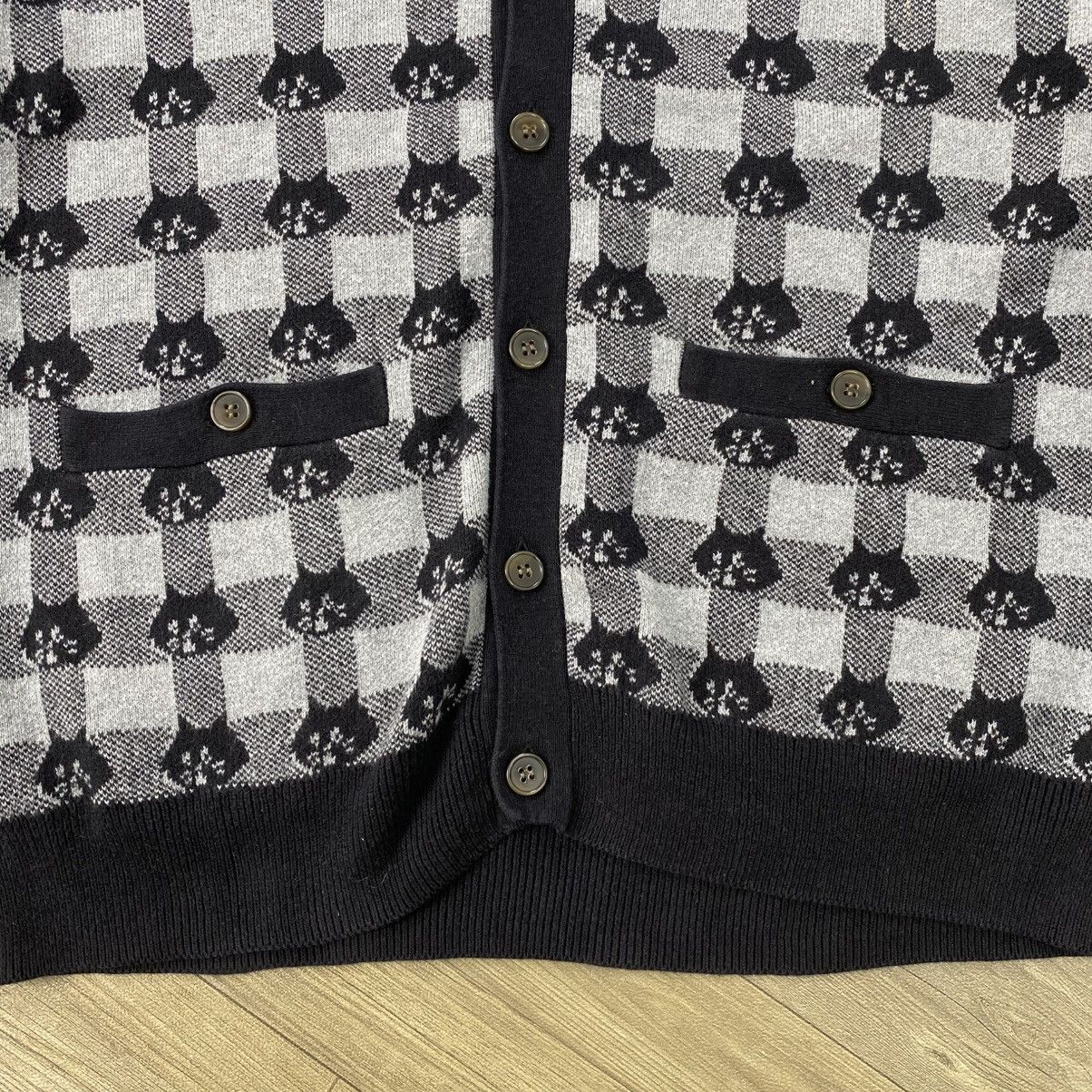 Ne-Net Vintage Ne-Net Issey Miyake Gingham Full Logo Wool Cardigan Size US M / EU 48-50 / 2 - 4 Thumbnail