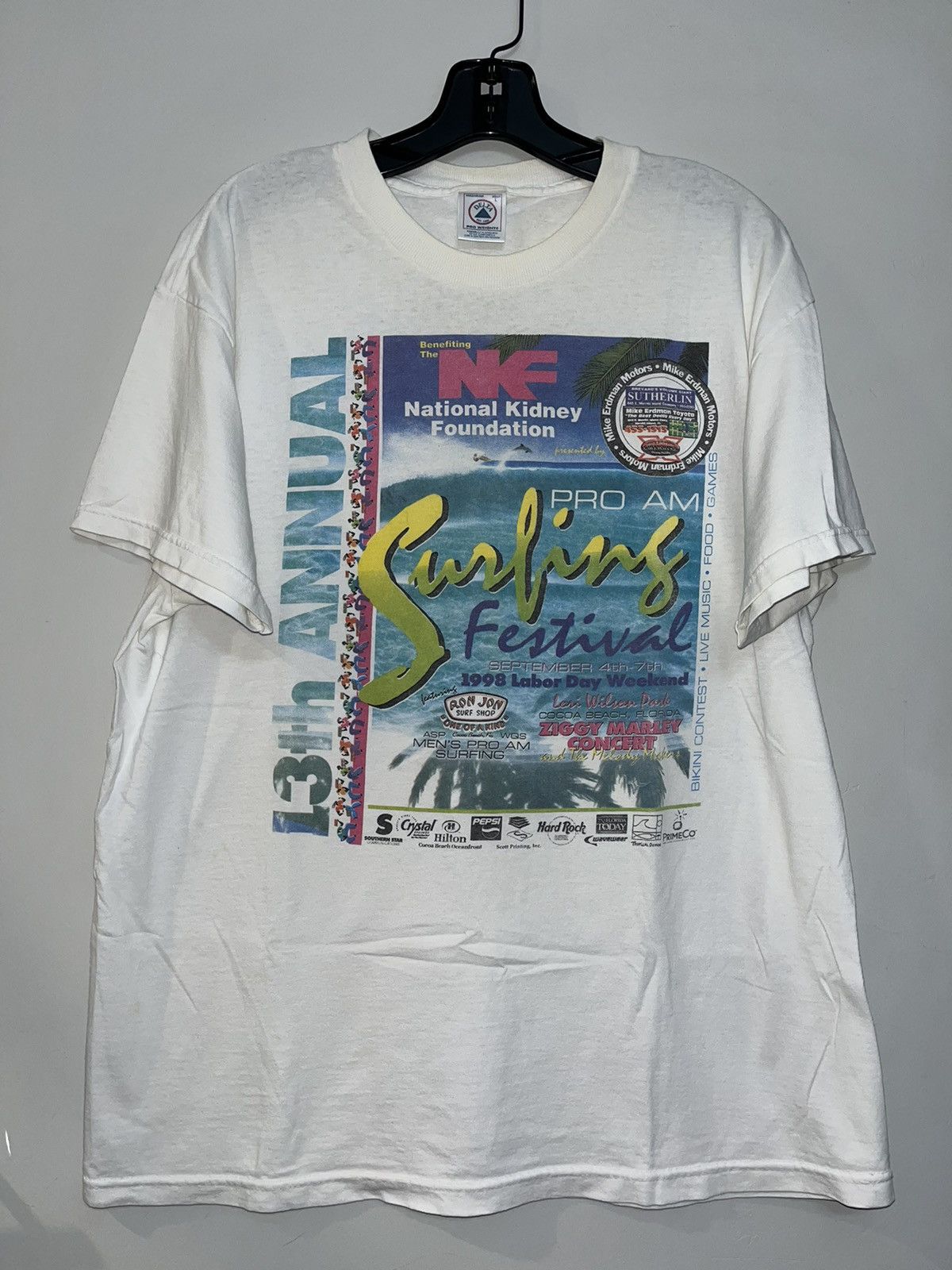 Vintage Crazy 90’s Faded Thrashed ERD Grunge Punk Skater Surfer Tee Size US L / EU 52-54 / 3 - 1 Thumbnail
