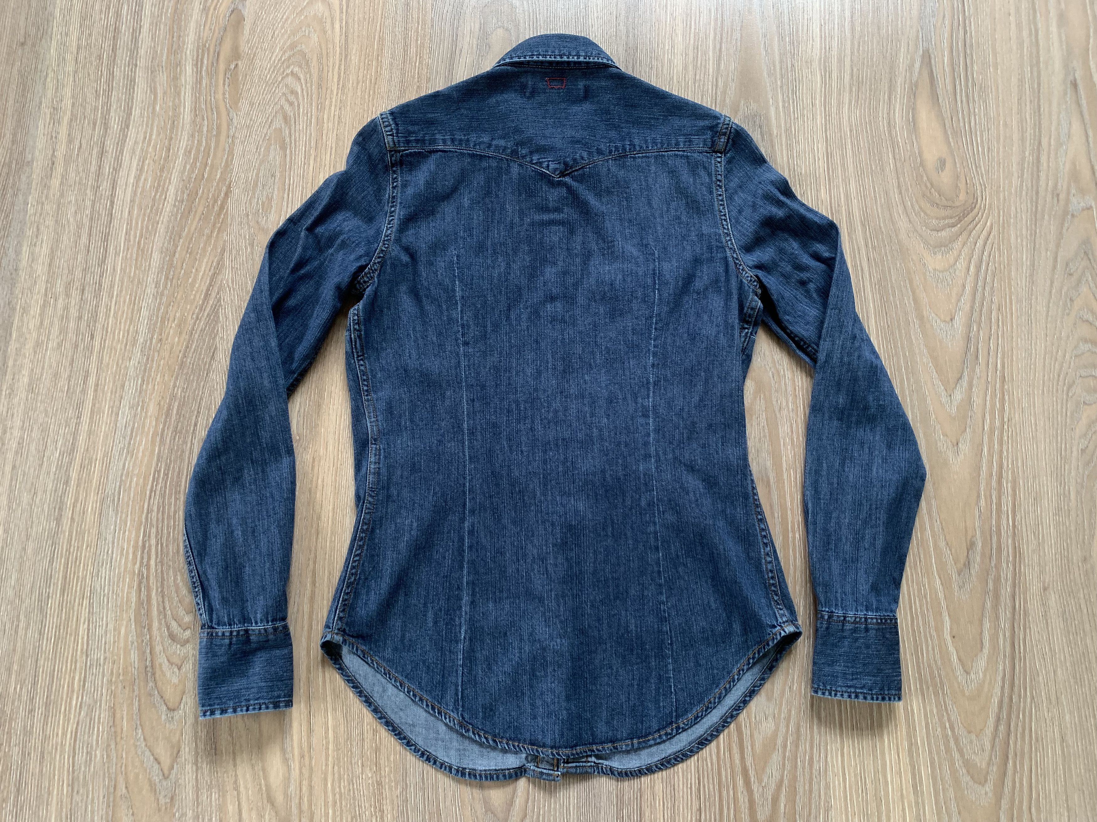 Levi's Levis Womens Denim Long Sleeve Shirt Size XS / US 0-2 / IT 36-38 - 3 Thumbnail