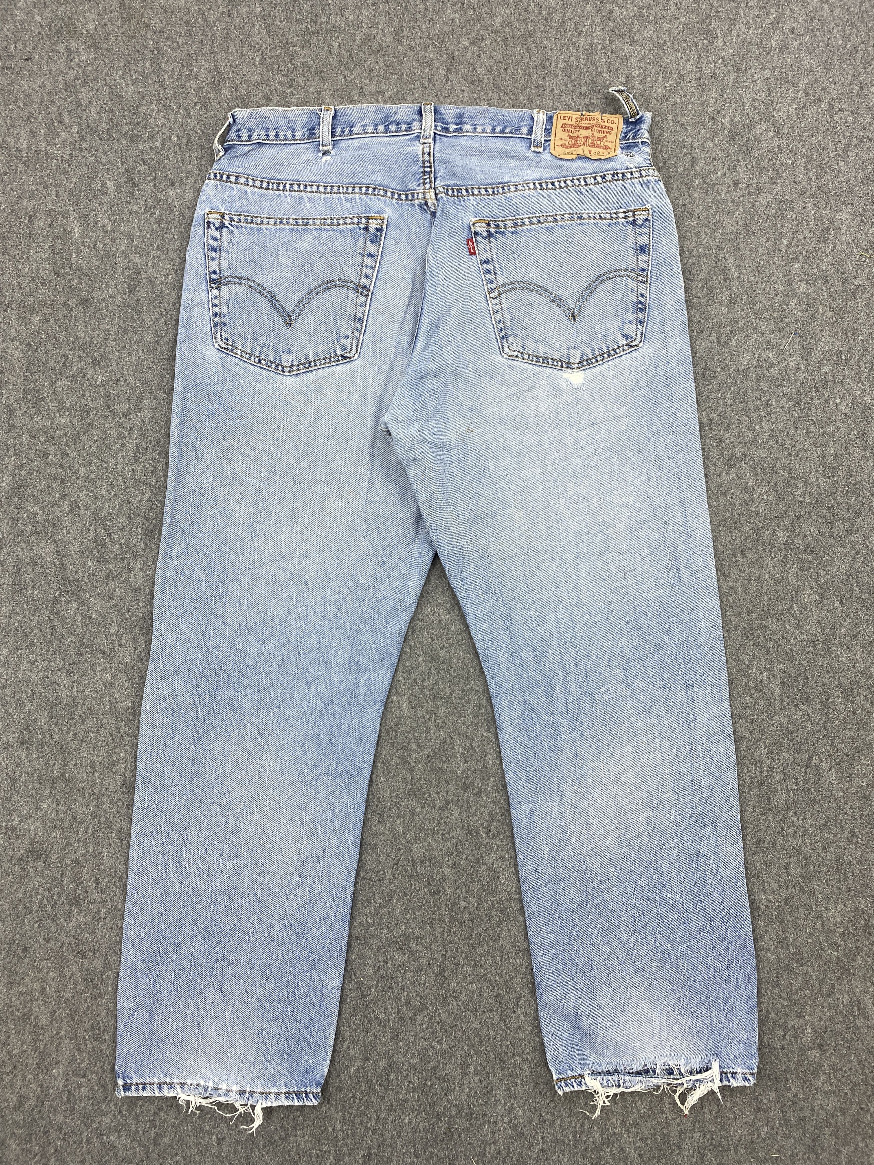 Levi's Vintage Levis 505 Regular Fit Jeans DP2702 Size US 37 - 3 Thumbnail