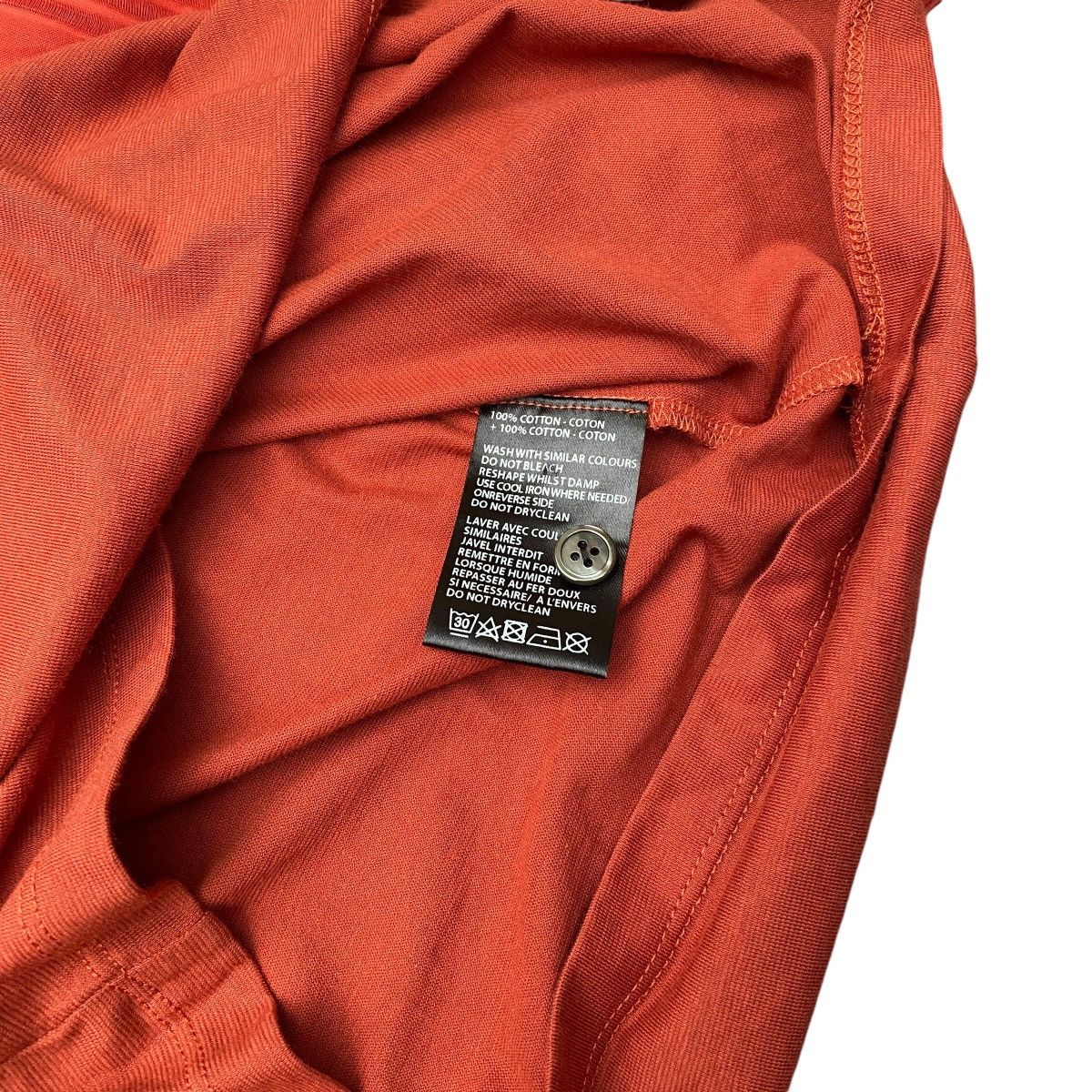 Ann Demeulemeester Ann Demeulemeester S/S16 - Orange Striped Hybrid L/S Shirt Size XS / US 0-2 / IT 36-38 - 4 Thumbnail