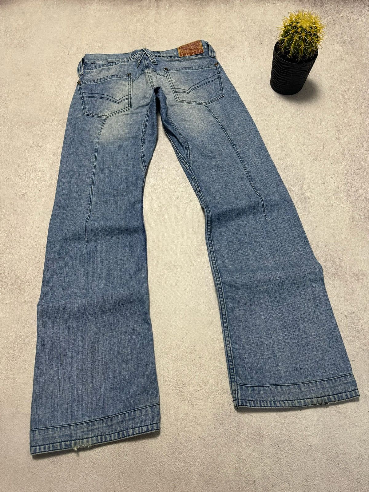 Freeman T. Porter × Japanese Brand Vintage Freeman T Porter Denim Pants Jeans Bootcut Japanese Size US 30 / EU 46 - 9 Thumbnail