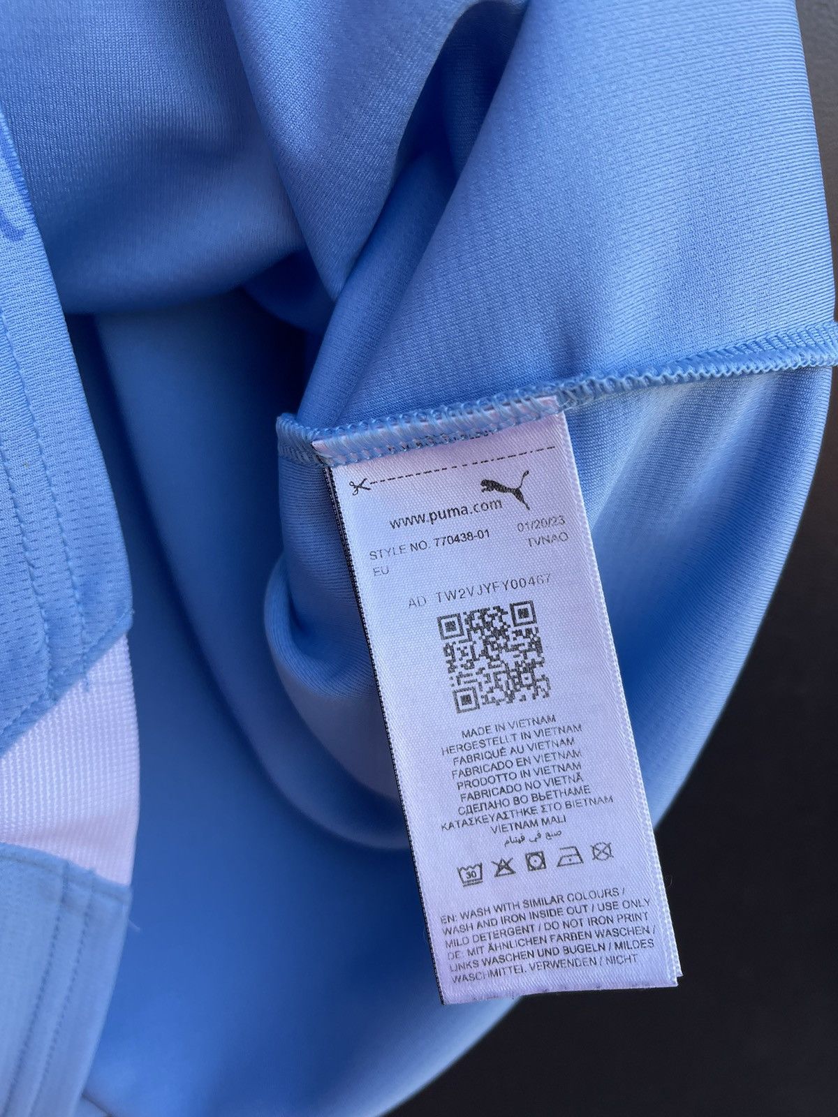 Puma Manchester City 2023 Home Football Soccer Jersey Puma Shirt Size US M / EU 48-50 / 2 - 9 Thumbnail