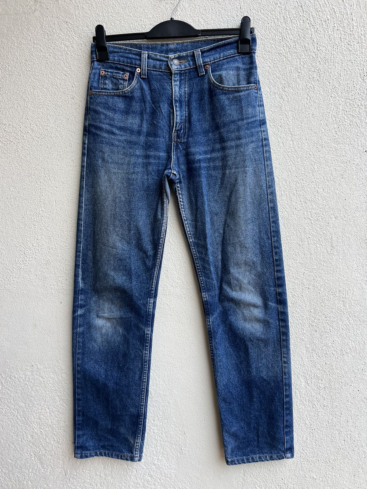 Levi's Vintage 90s Levi’s 505 Faded Blue Denim Jeans 30x31.5 Size US 30 / EU 46 - 6 Thumbnail