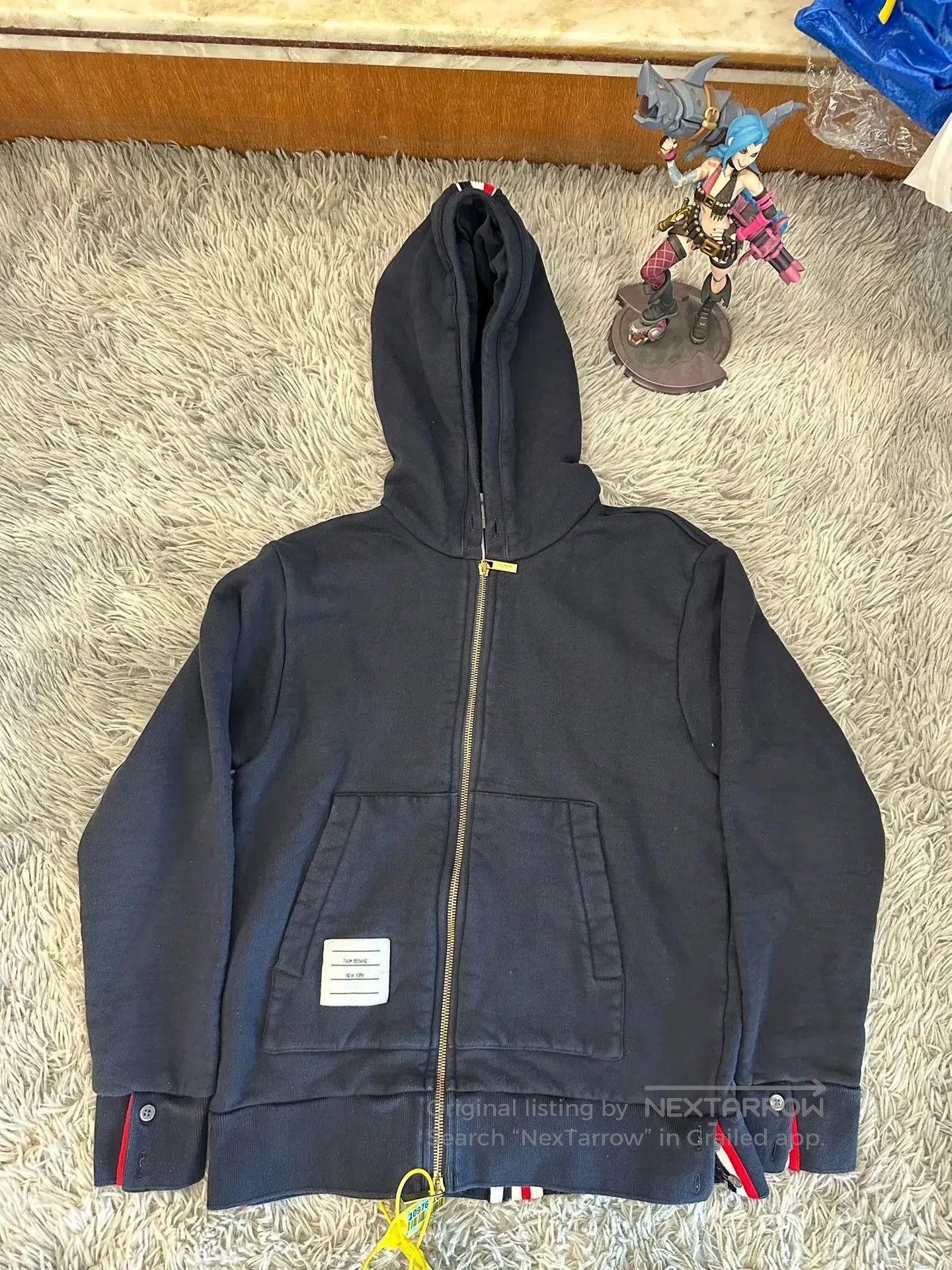 Thom Browne Thom Browne Striped Zip Hoodie. Size S / US 4 / IT 40 - 1 Thumbnail