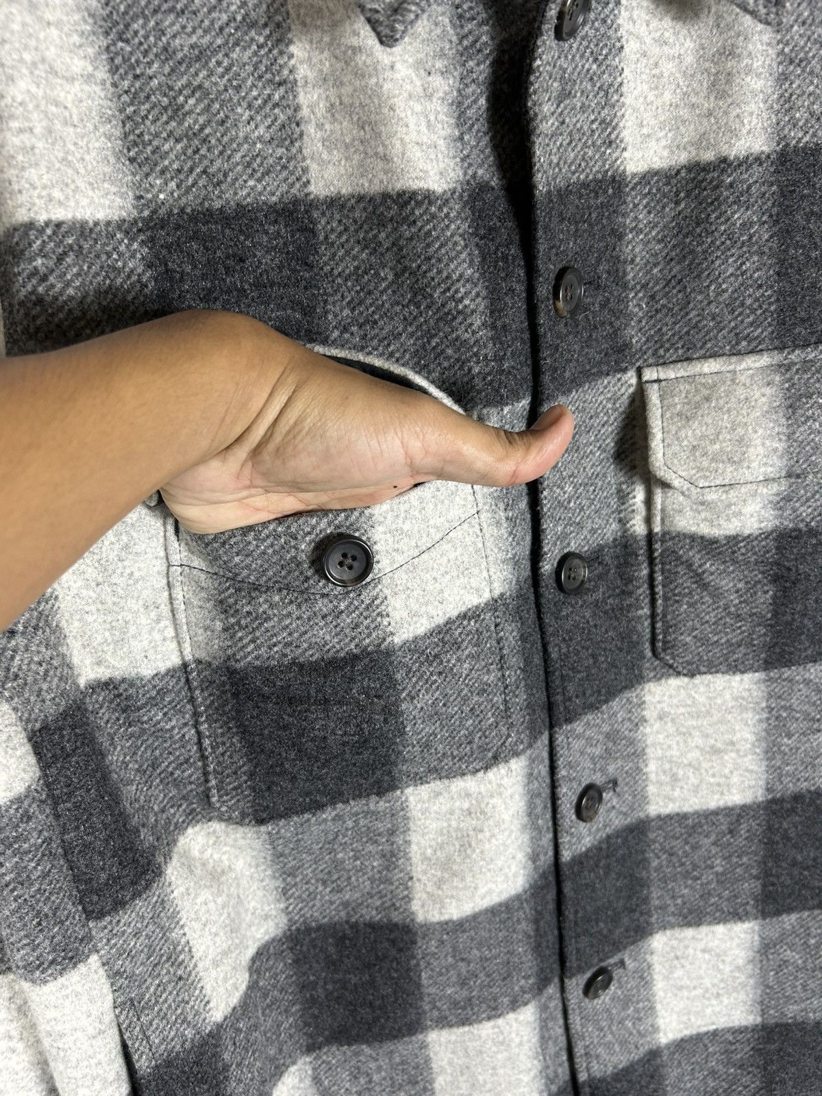 Japanese Brand × Uniqlo 🔥Uniqlo Flannel Button Workers Style Chore Shirt Jacket Size US L / EU 52-54 / 3 - 8 Thumbnail