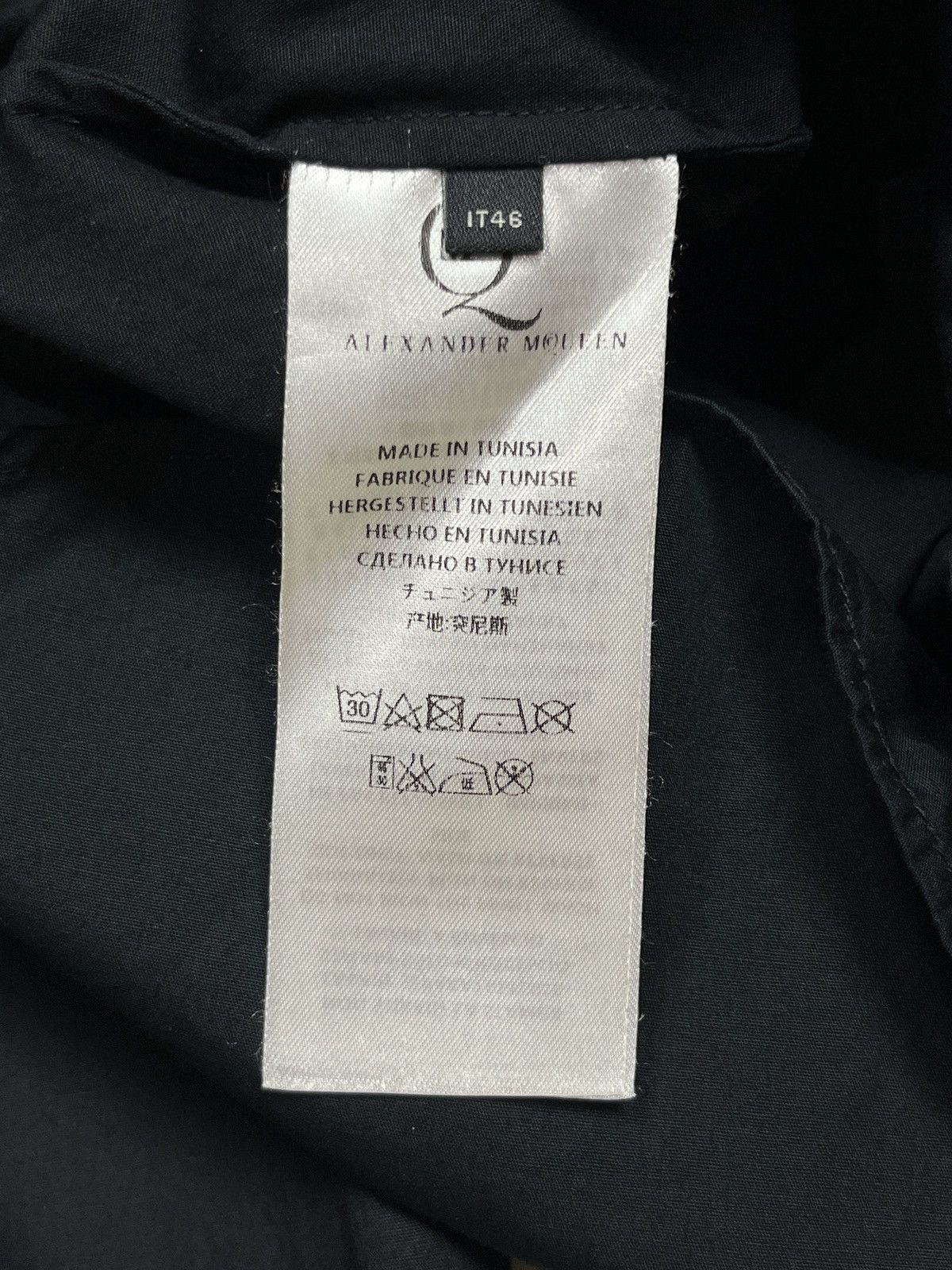Alexander McQueen ALEXANDER MCQUEEN MCQ BLACK & WHITE TAPE SHIRT Size US M / EU 48-50 / 2 - 6 Thumbnail
