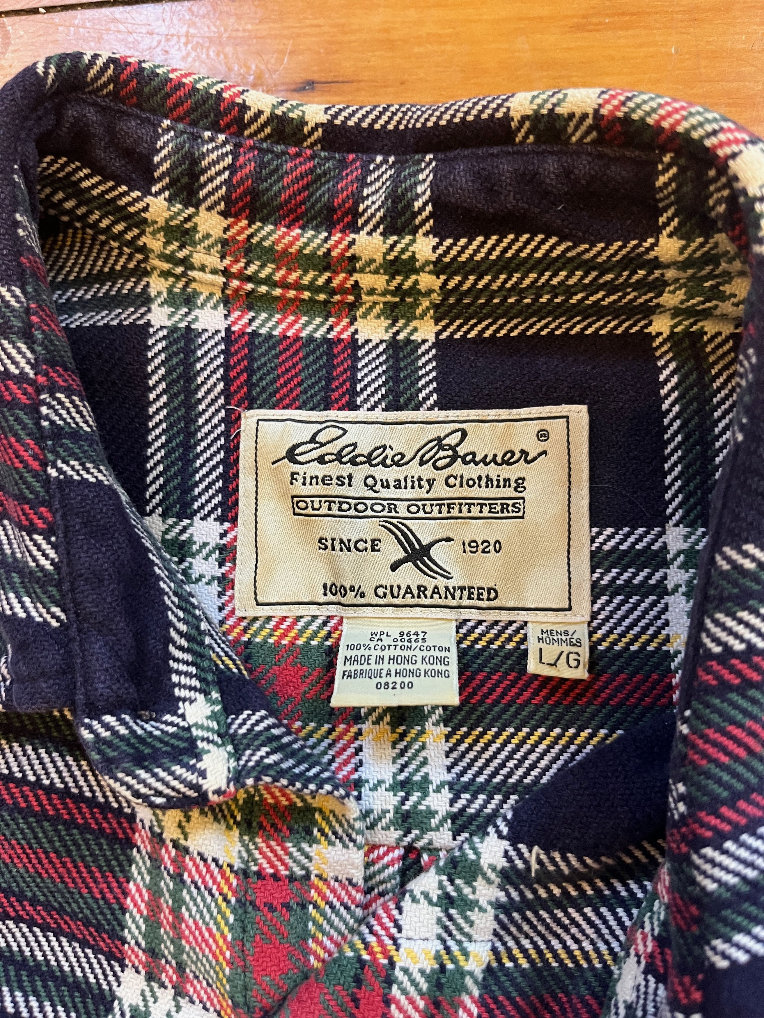 Eddie Bauer Vintage Eddie Bauer Flannel Size US L / EU 52-54 / 3 - 3 Thumbnail