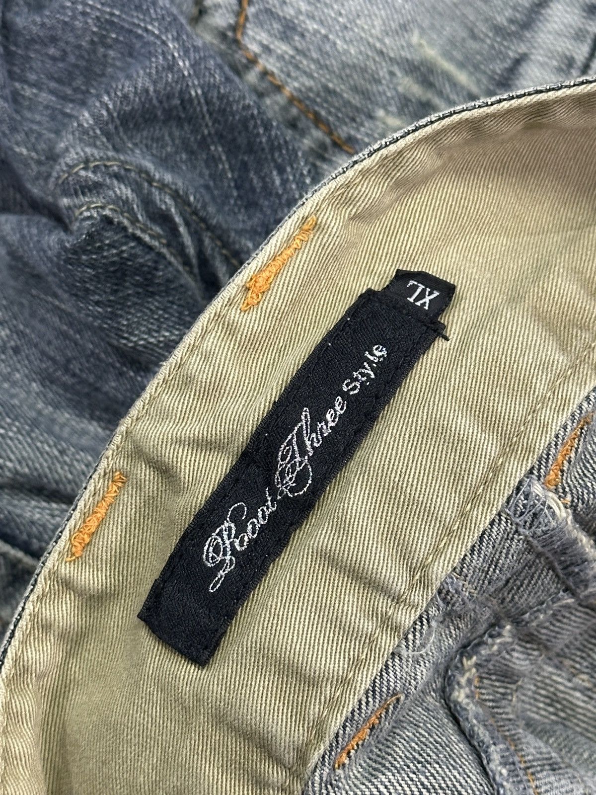 Kapital Root Three Style Double Pocket Blue WashFaded . Size US 34 / EU 50 - 5 Thumbnail
