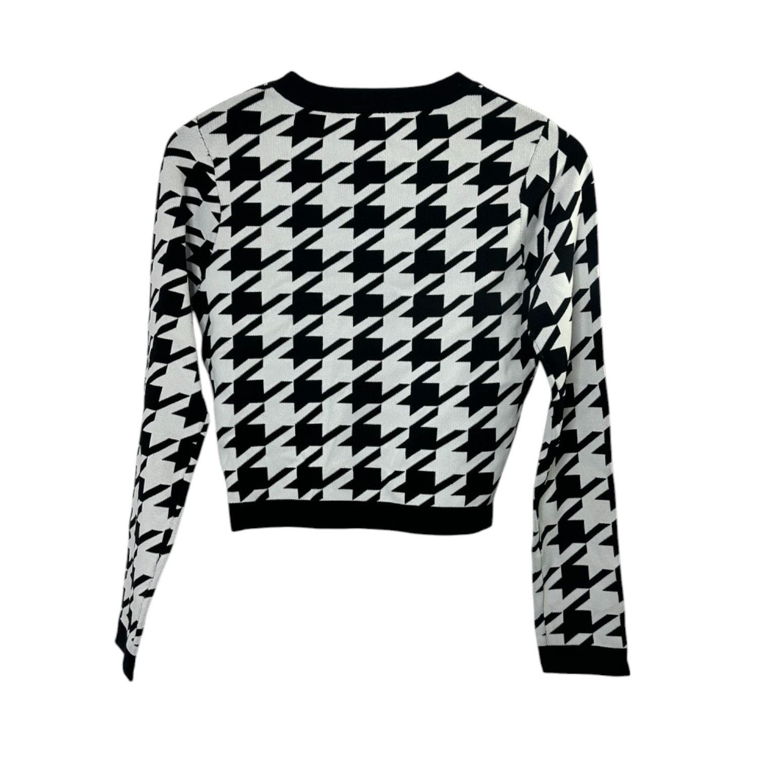 Central Park West Central Park West Everly Houndstooth Long Sleeve Top Medium Size M / US 6-8 / IT 42-44 - 5 Thumbnail