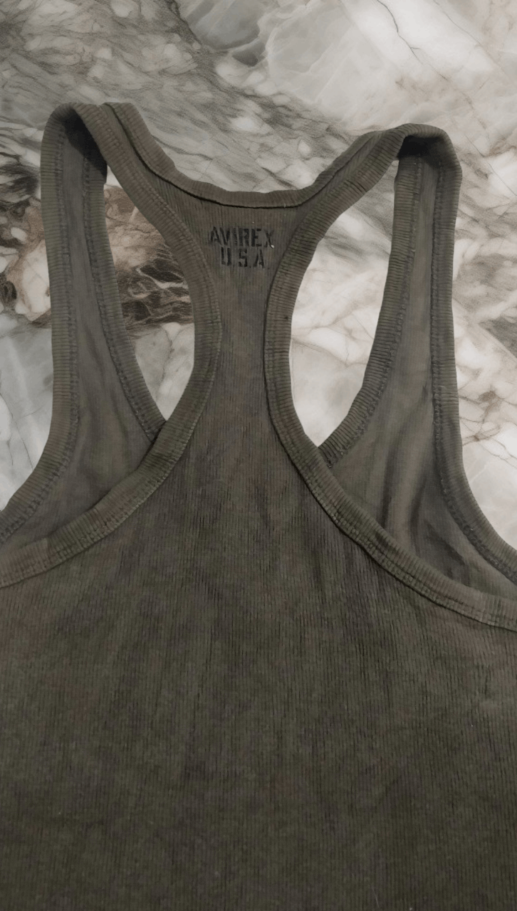 Avirex Avirex Singlet Green Army vintage Size US M / EU 48-50 / 2 - 3 Thumbnail