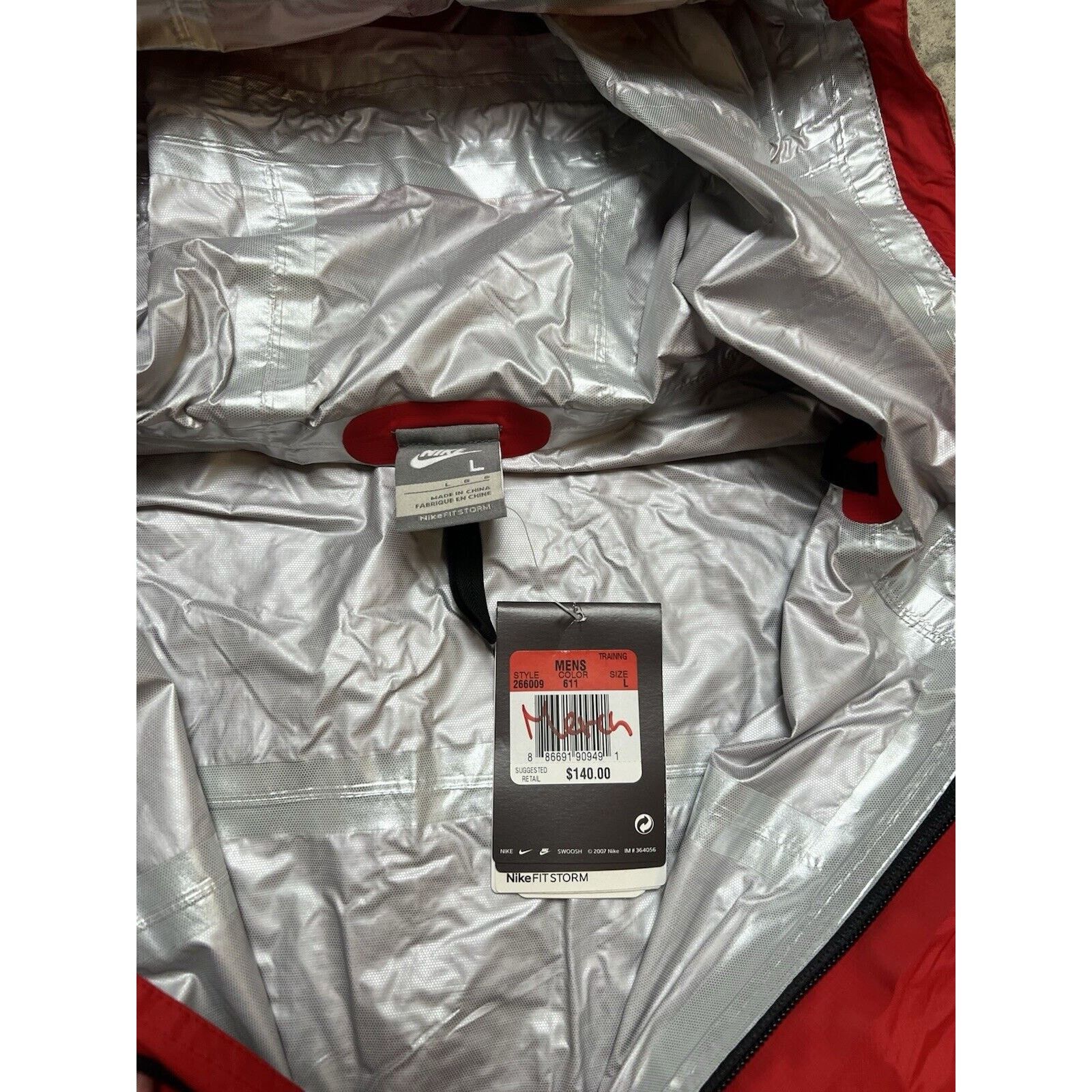 Nike Nike Red Storm Fit Windbreaker Men’s L 266009-611 New Defect Size US L / EU 52-54 / 3 - 8 Thumbnail