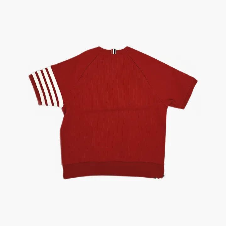 Thom Browne Thom Browne Red Cotton Short Sleeve T-Shirt -2507 Size US M / EU 48-50 / 2 - 3 Thumbnail
