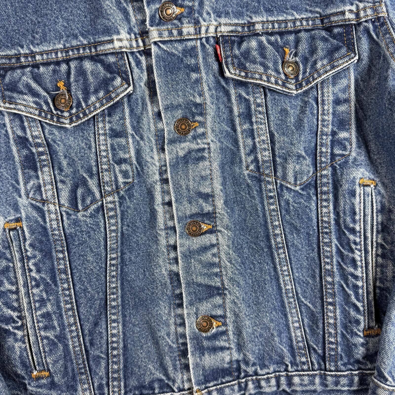 Other Vintage Levi’s 70506-0216 USA Made Denim Trucker Jacket 40 Size US M / EU 48-50 / 2 - 2 Thumbnail