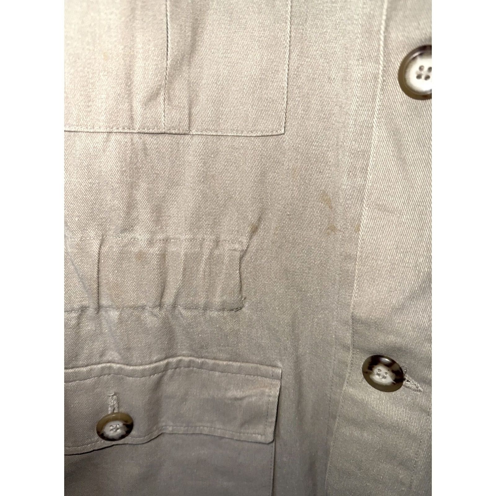 Vintage VTG DUXBAK Canvas Beige Safari Style Coat Mens L USA Size US L / EU 52-54 / 3 - 5 Thumbnail