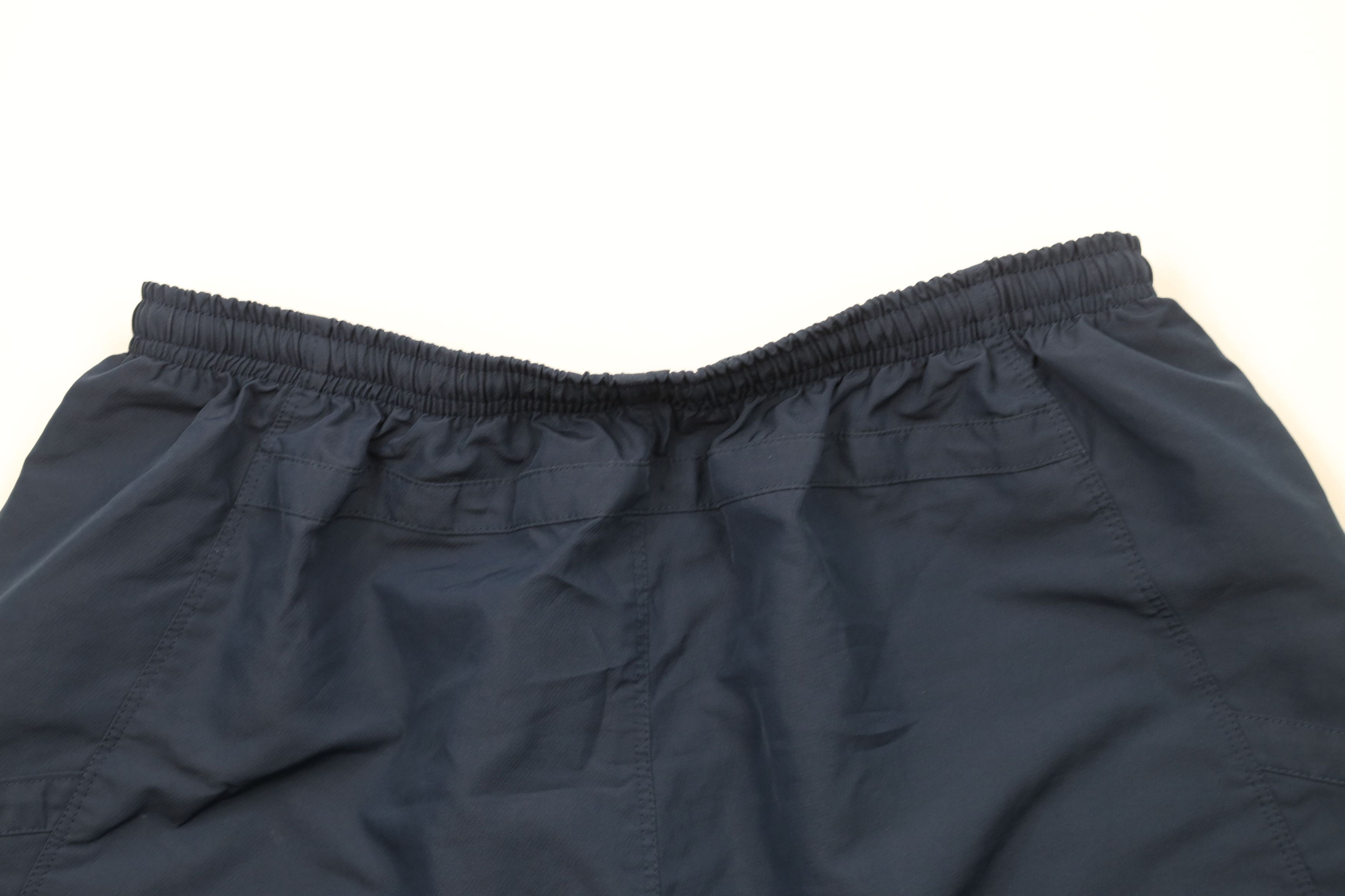 Nike × Vintage Vintage Y2K Nike Block Letter Above Knee Shorts Navy Blue Size US 32 / EU 48 - 11 Thumbnail