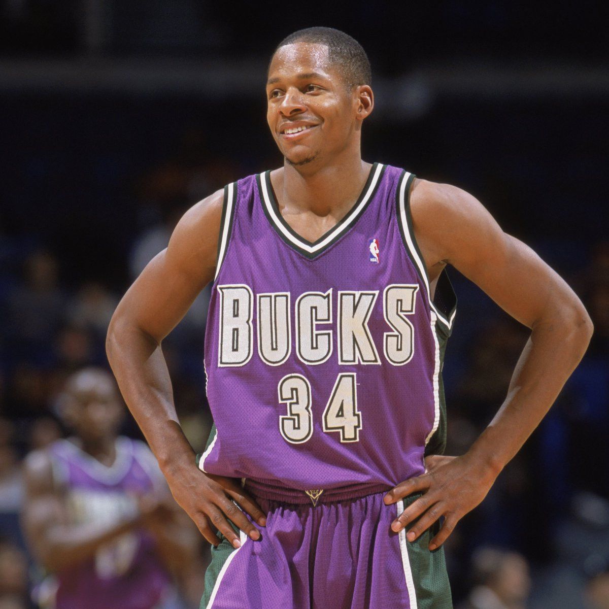 Champion Vintage Milwaukee Bucks #34 Ray Allen NBA Jersey by Champion Size US XL / EU 56 / 4 - 3 Thumbnail