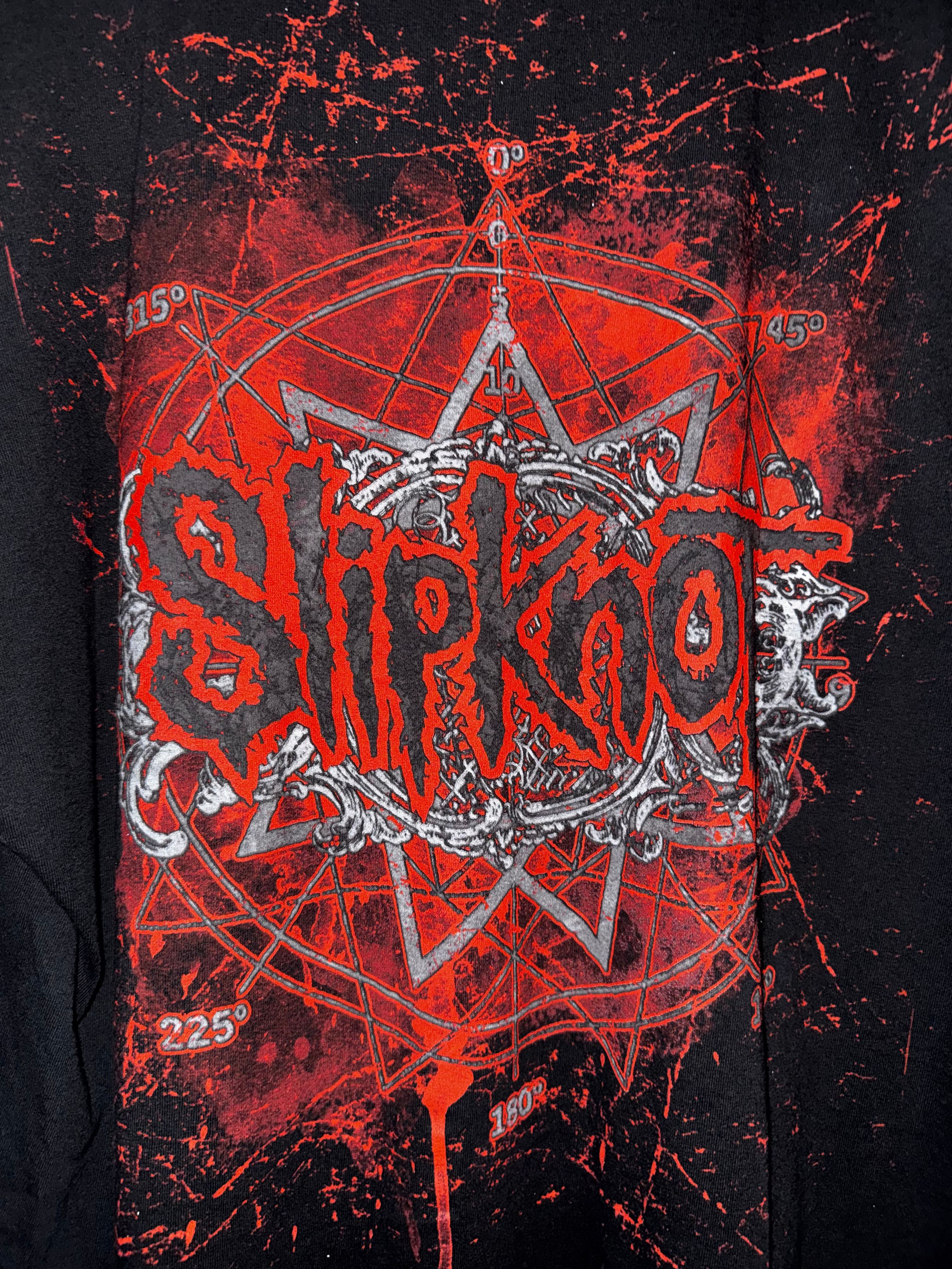 Vintage Slipknot 9-Pointed Star T-Shirt Size US XL / EU 56 / 4 - 5 Thumbnail