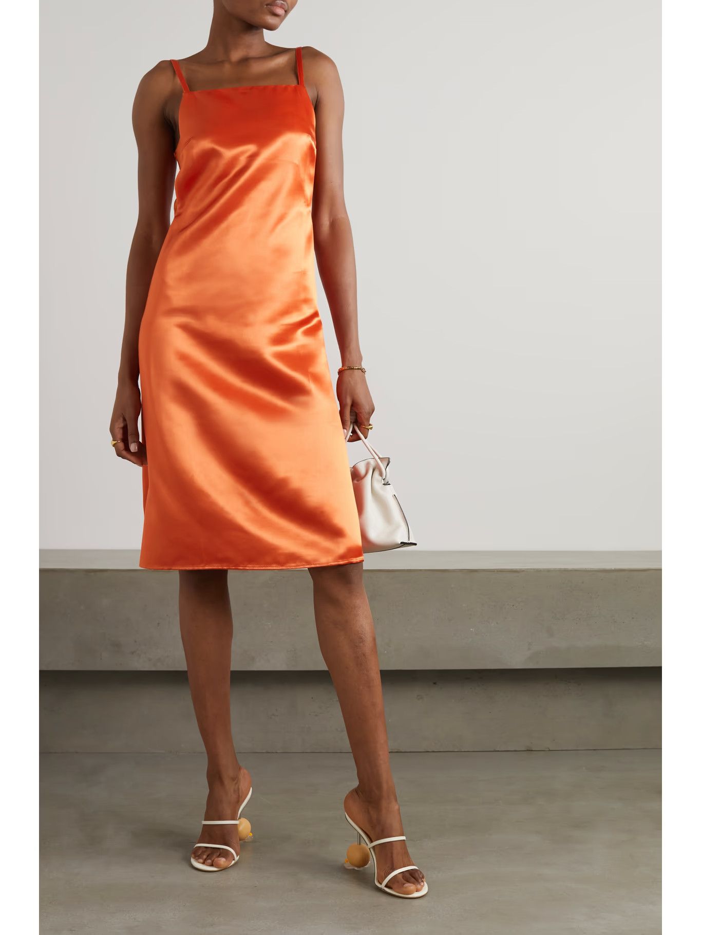 Loewe o1y1025 Mini Dress in Orange Size M / US 6-8 / IT 42-44 - 2 Thumbnail