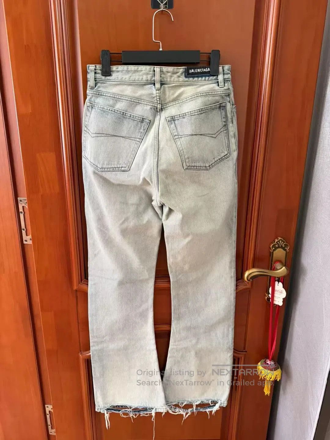 Balenciaga balenciaga distressed hem denim pants size M. Size US 28 / EU 44 - 4 Thumbnail