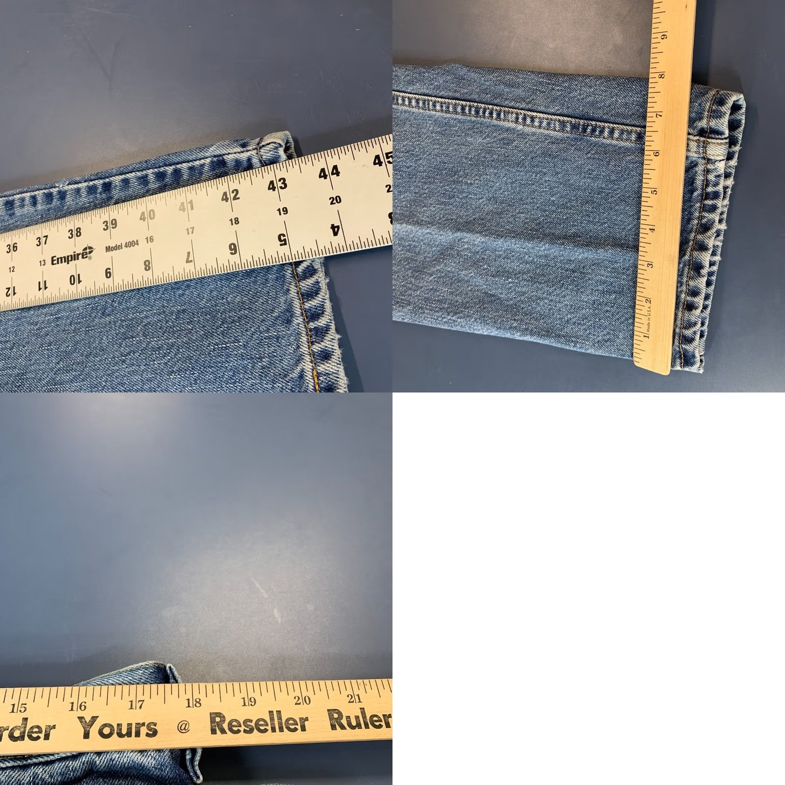 Levi's VINTAGE Levi's 560 Jeans Mens Blue Loose Tapered Fit Distressed 34x33 Size US 42 / EU 58 - 10 Thumbnail