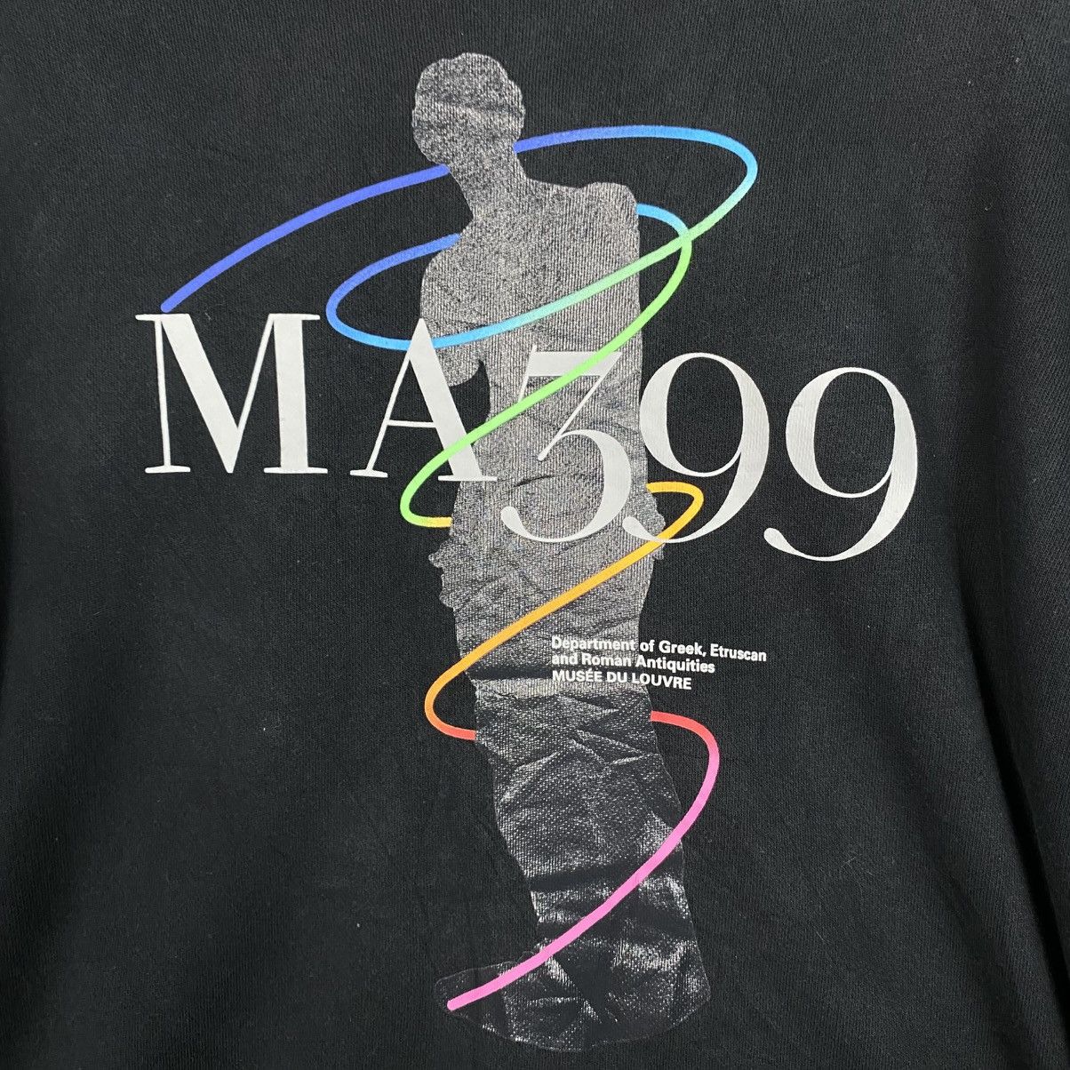 Japanese Brand Musee Du Louvre X Peter Saville Sweatshirt Big Logo Size US L / EU 52-54 / 3 - 13 Thumbnail