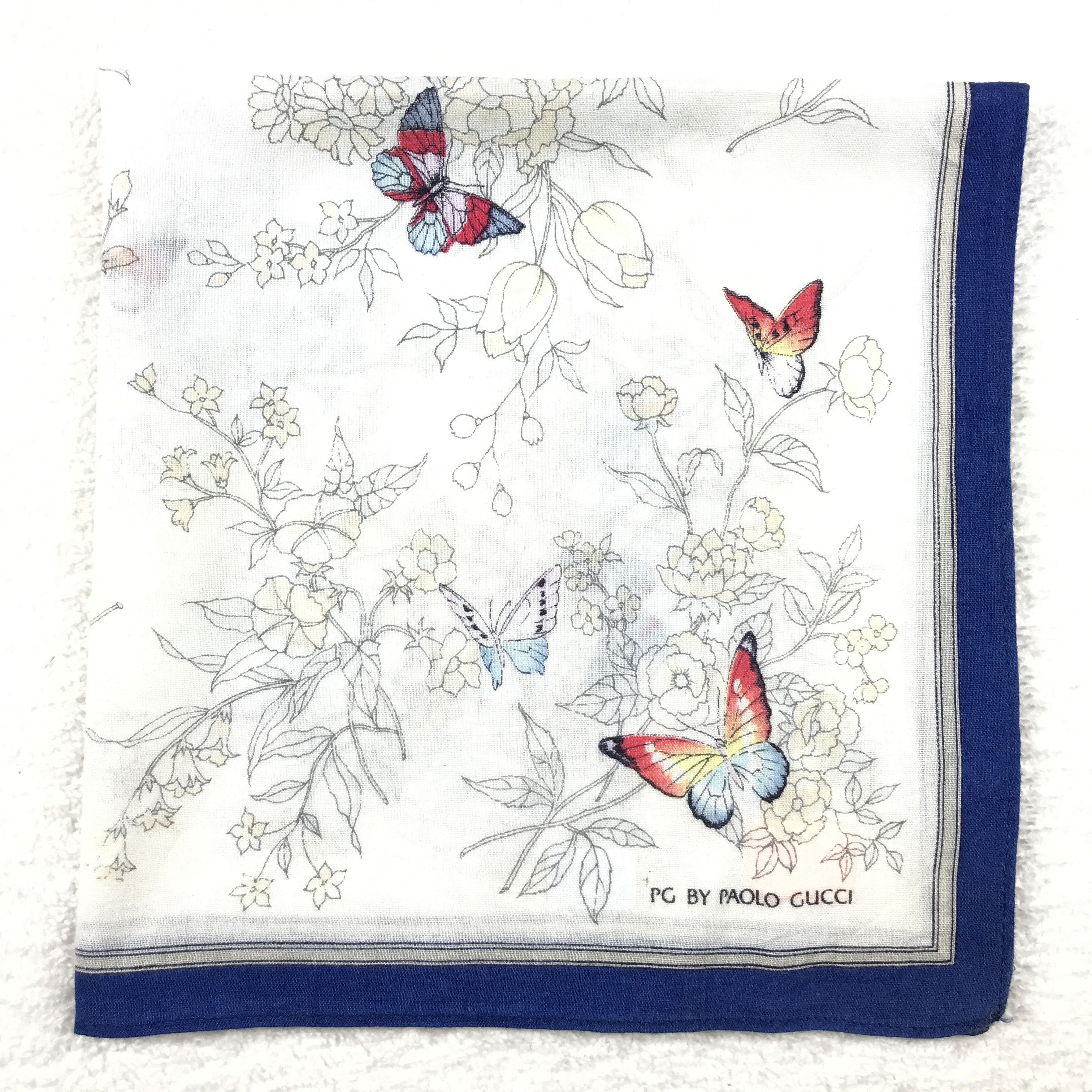 Paolo Gucci × Vintage Vintage Paolo Gucci Bandana Neckerchief Handkerchief Size ONE SIZE - 2 Thumbnail