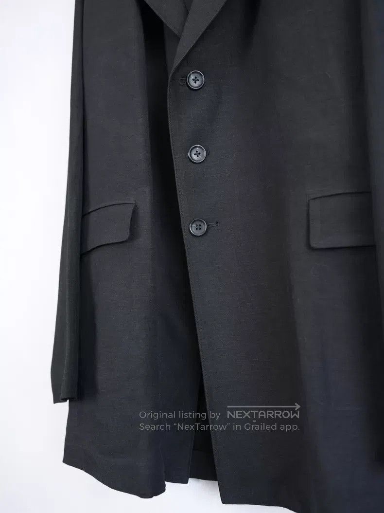 Yohji Yamamoto Yohji Yamamoto 24SS shoulder sleeve linen blend jacket| Size US M / EU 48-50 / 2 - 5 Thumbnail