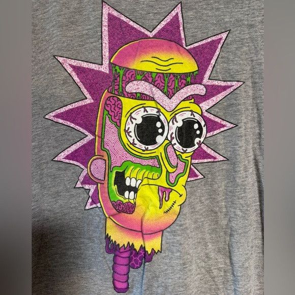 Other Rick and Morty Adult Swim Graphic T-Shirt Gray Men’s Size M Size US M / EU 48-50 / 2 - 5 Thumbnail