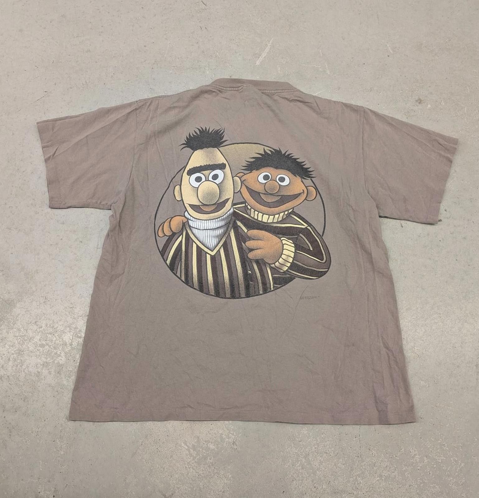 Changes Rare Vintage 90s Bert & Ernie Buddy Wear Changes T-shirt Size US XL / EU 56 / 4 - 1 Thumbnail