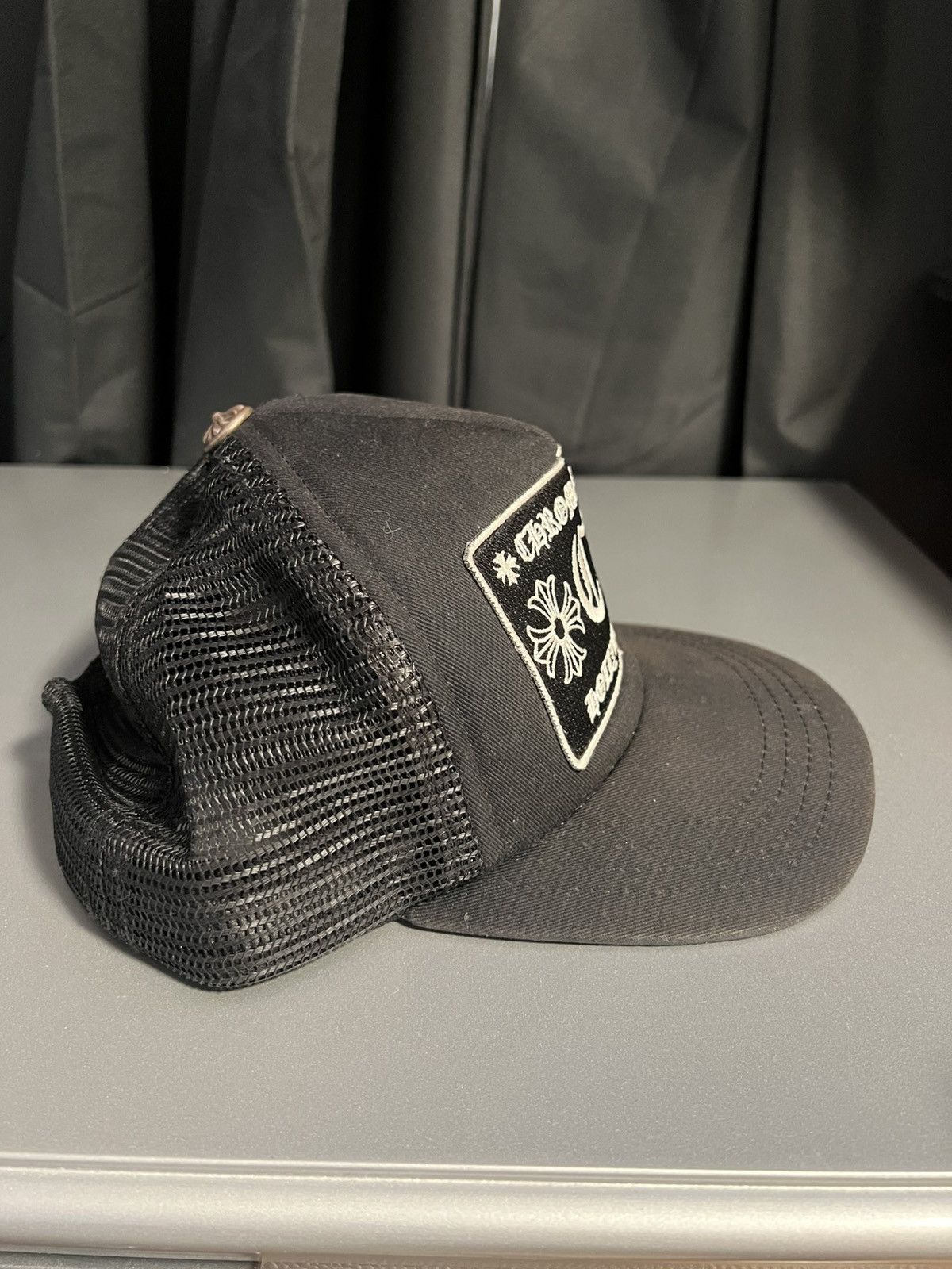 Chrome Hearts Chrome Hearts Black Hollywood USA Hat Size ONE SIZE - 2 Thumbnail